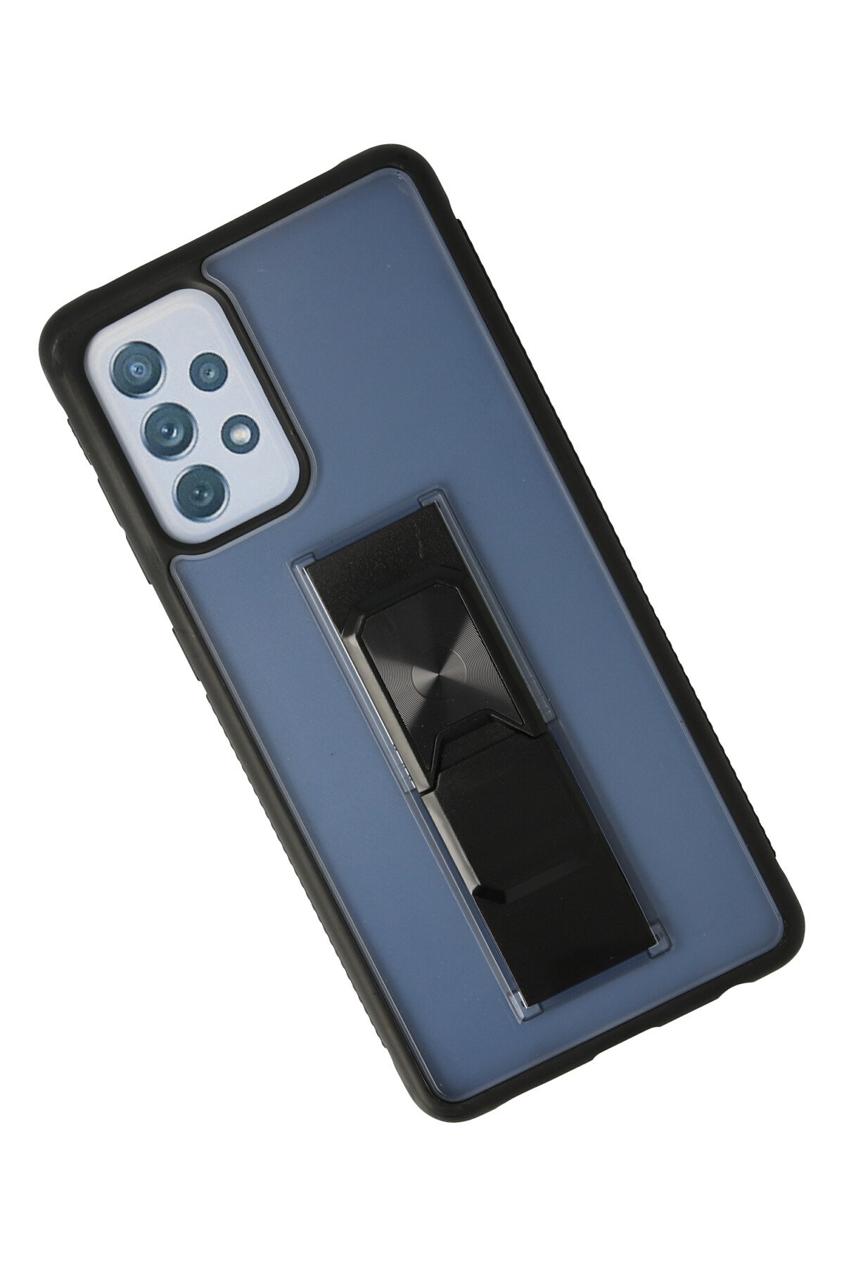 Newface Samsung Galaxy A72 Kılıf Platin Kamera Koruma Silikon - Kırmızı