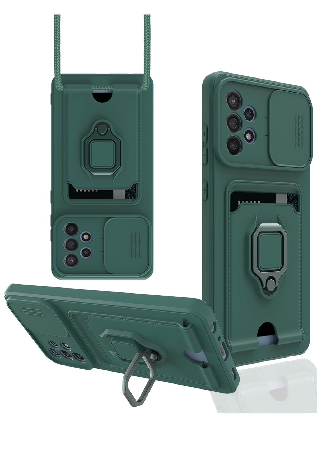 Newface Samsung Galaxy A72 Kılıf First Silikon - Lila