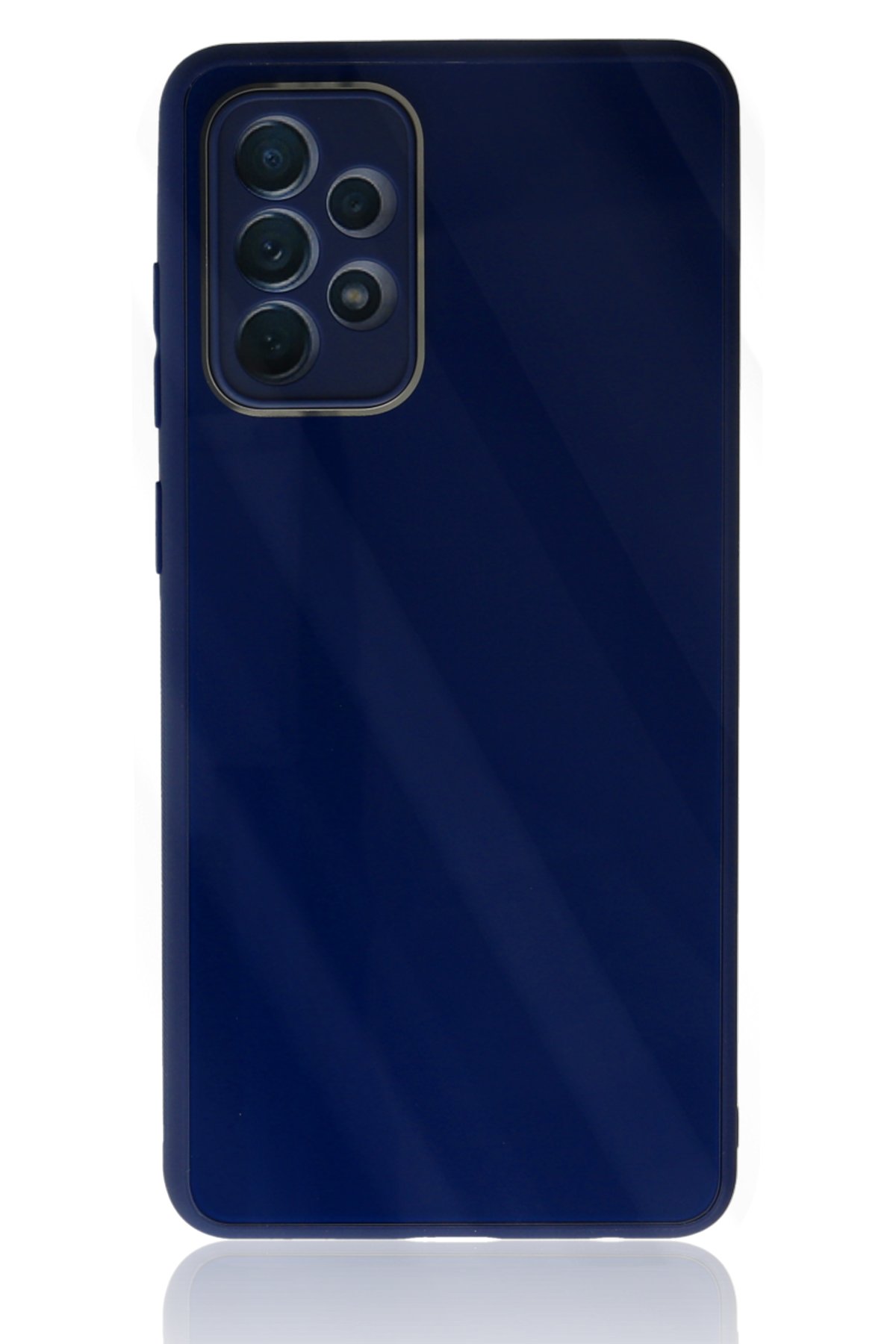 Newface Samsung Galaxy A73 5G Kılıf Zuma Kartvizitli Yüzüklü Silikon - Lacivert