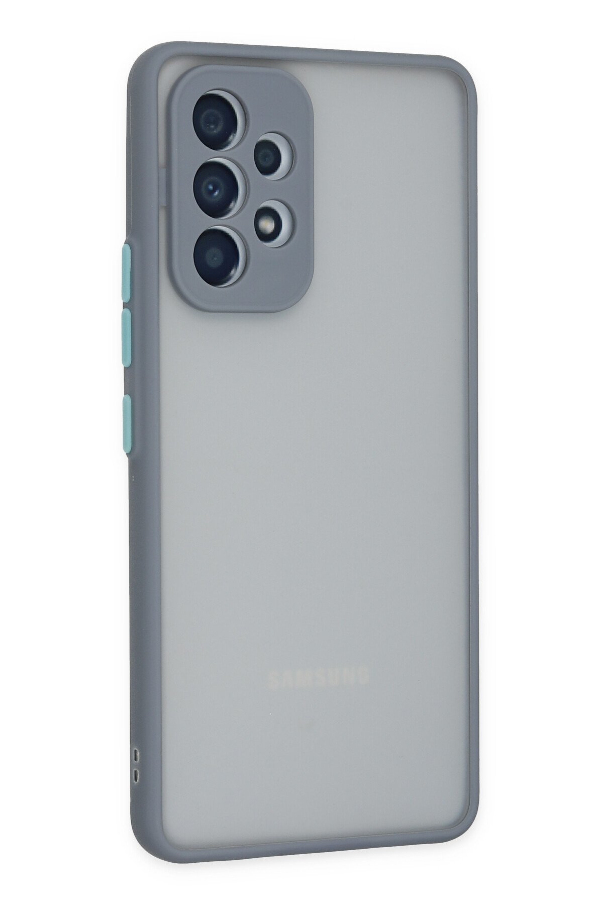 Newface Samsung Galaxy A73 5G Kılıf Nano içi Kadife Silikon - Sarı