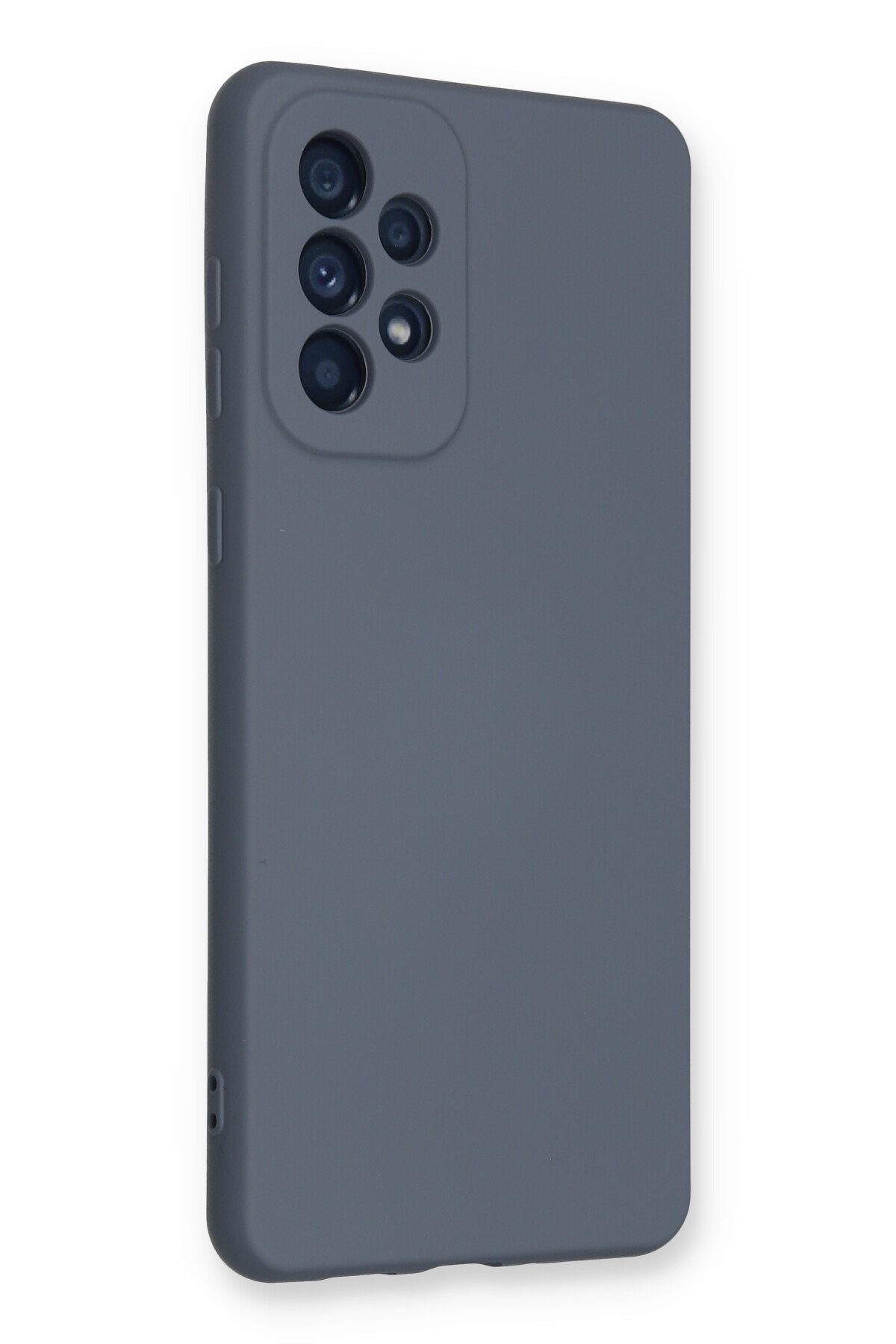 Newface Samsung Galaxy A73 5G Kılıf Montreal Yüzüklü Silikon Kapak - Buz Mavi