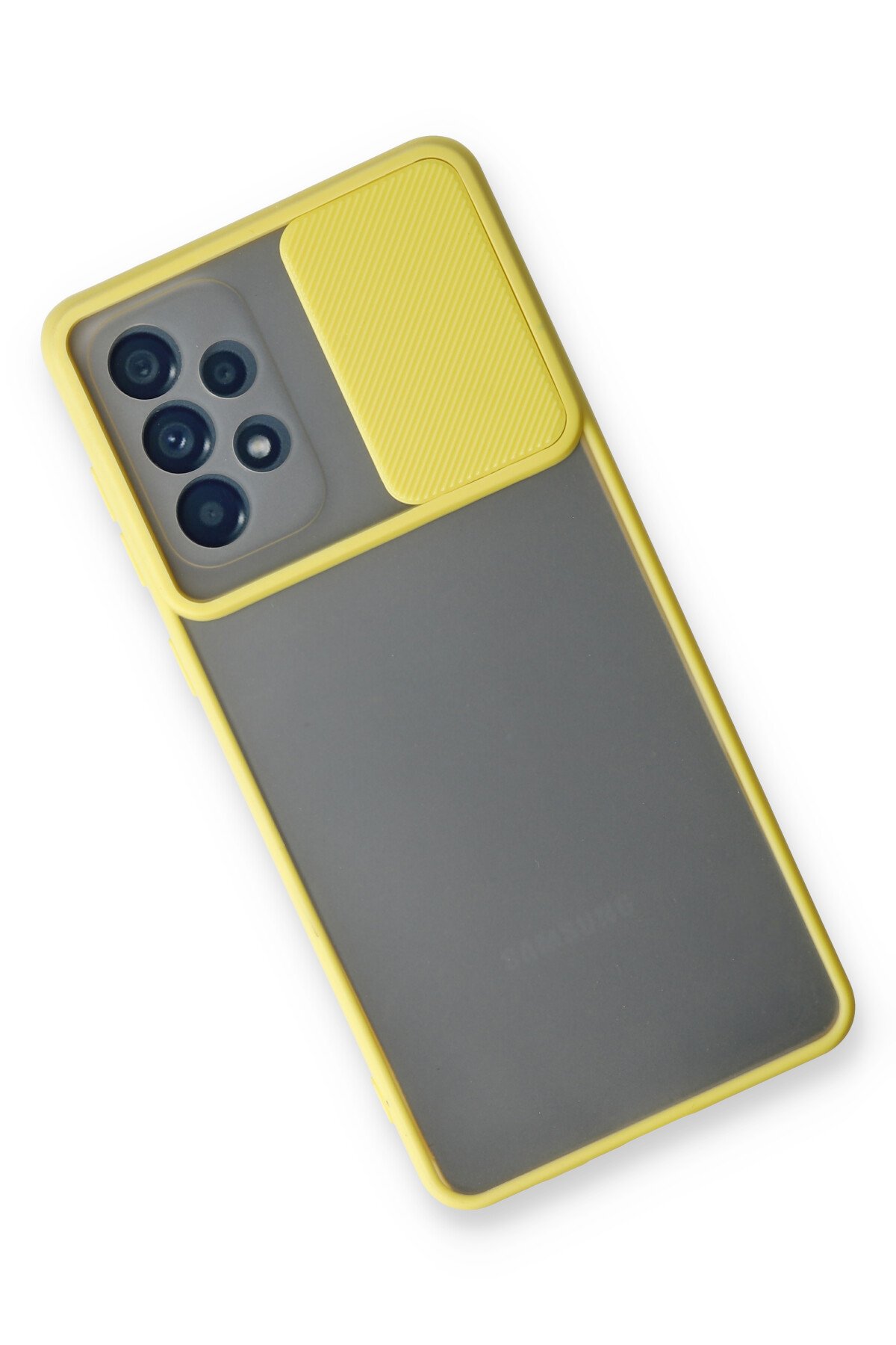 Newface Samsung Galaxy A73 5G Kılıf Liva Lens Silikon - Siyah