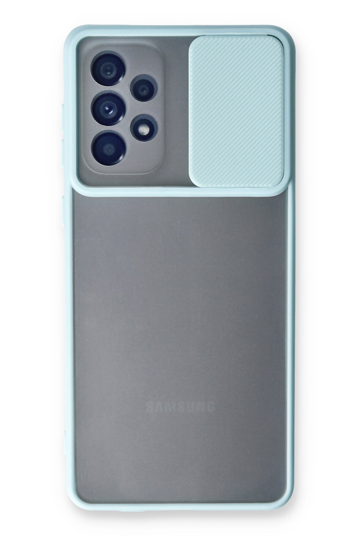 Newface Samsung Galaxy A73 5G Kılıf Zuma Kartvizitli Yüzüklü Silikon - Kırmızı