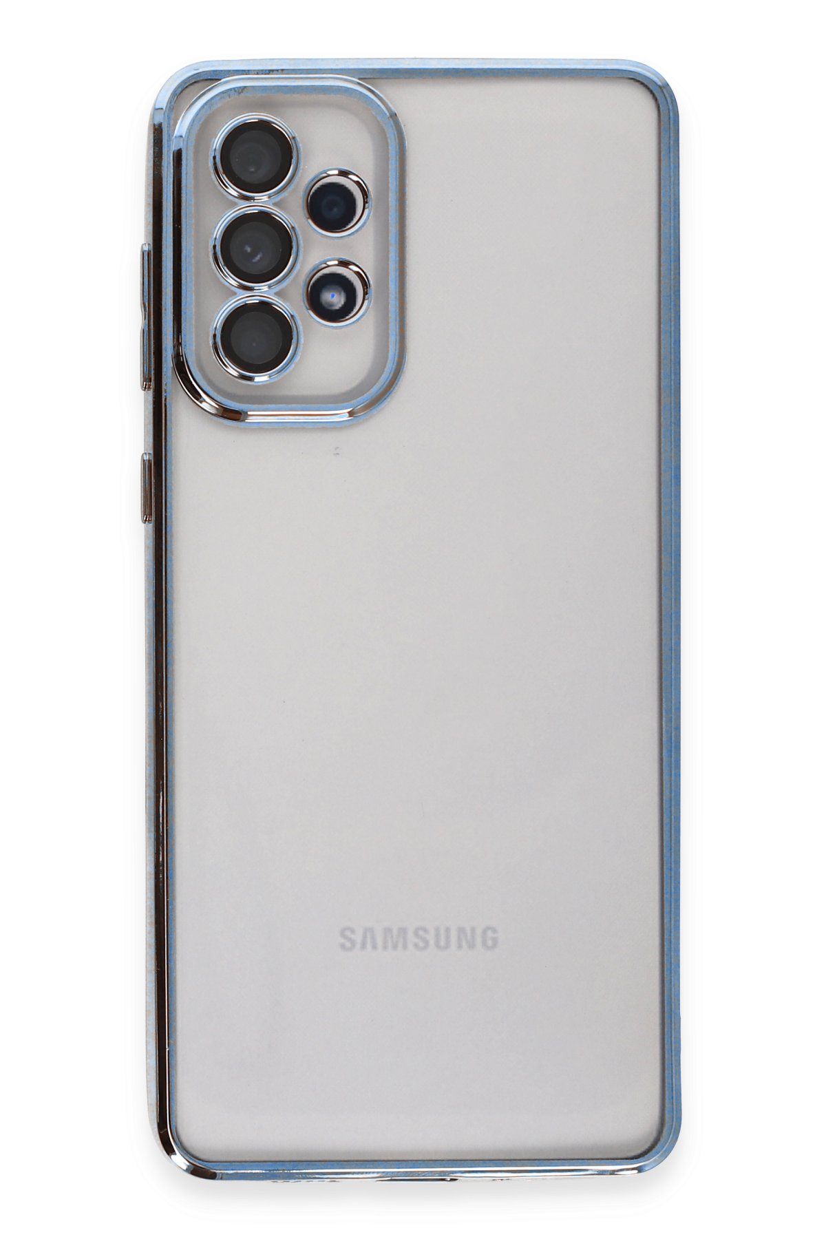 Newface Samsung Galaxy A73 5G Kılıf Montreal Silikon Kapak - Lacivert