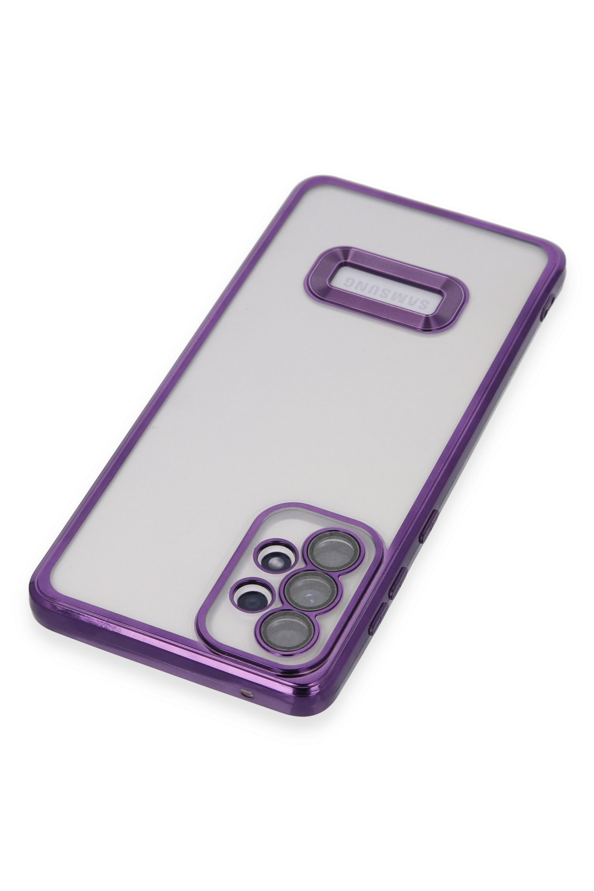 Newface Samsung Galaxy A73 5G Kılıf Zuma Kartvizitli Yüzüklü Silikon - Pembe