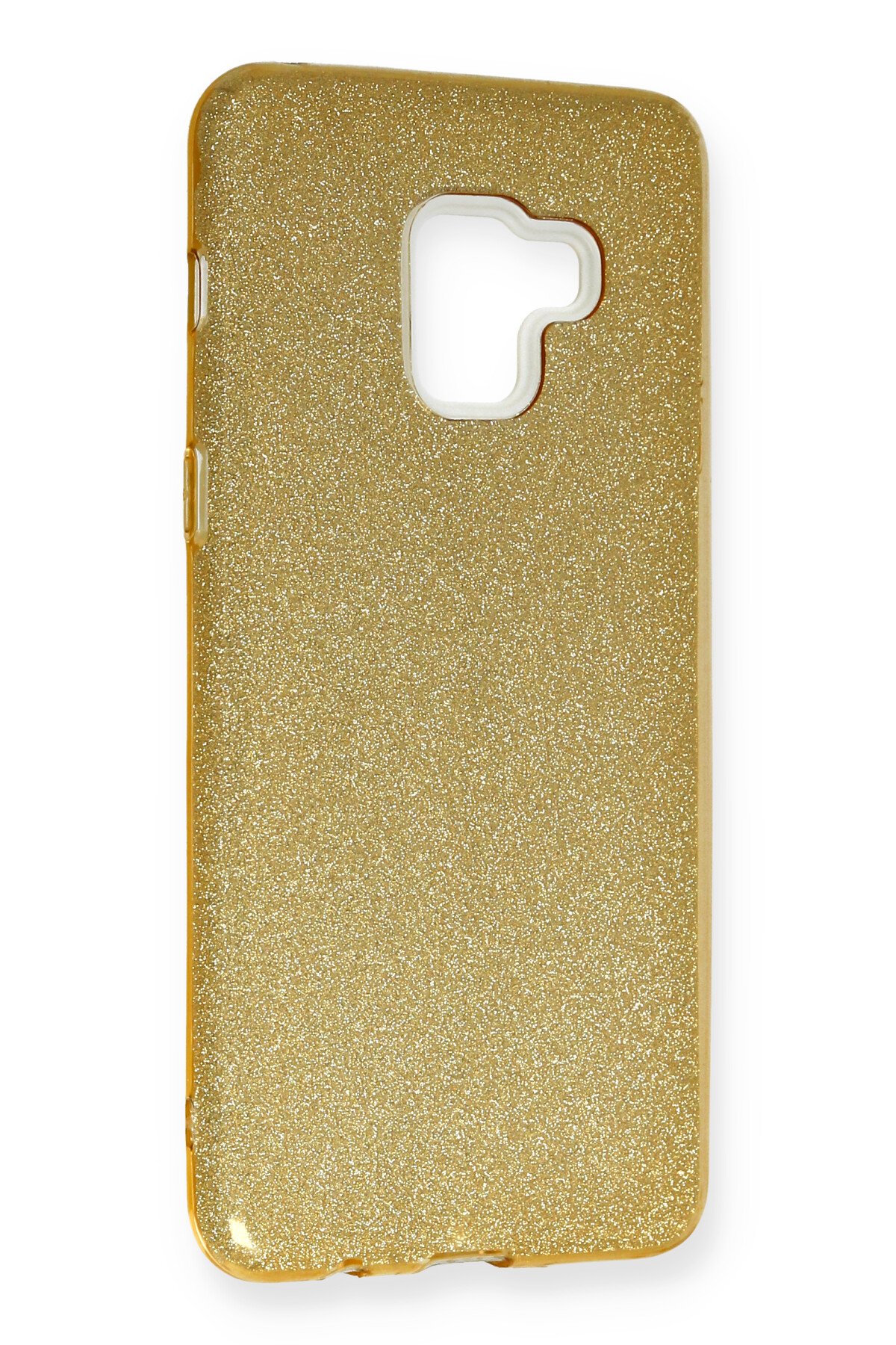 Newface Samsung Galaxy A8 Plus 2018 Kılıf First Silikon - Gold