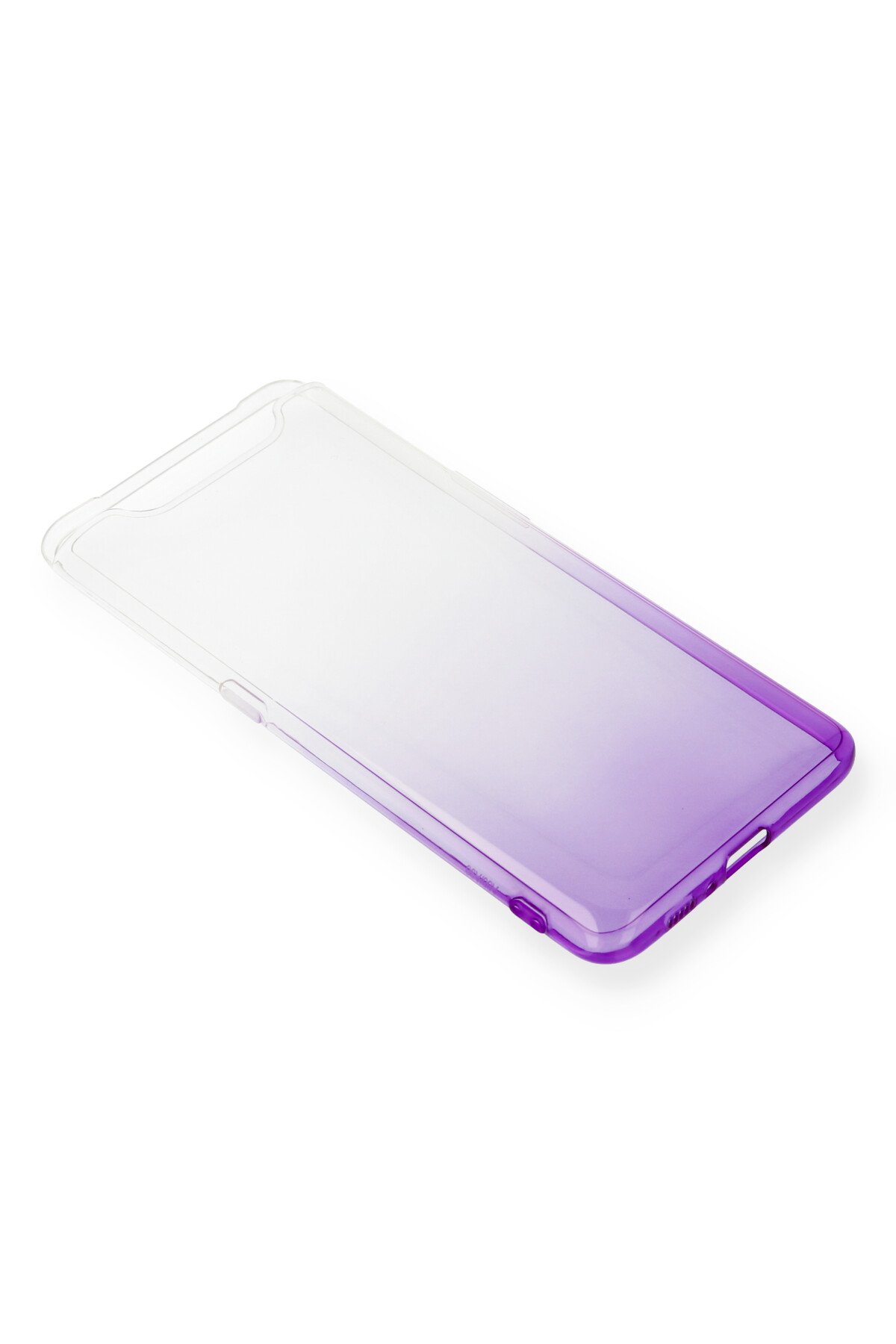 Newface Samsung Galaxy A80 Kılıf Nano içi Kadife Silikon - Siyah