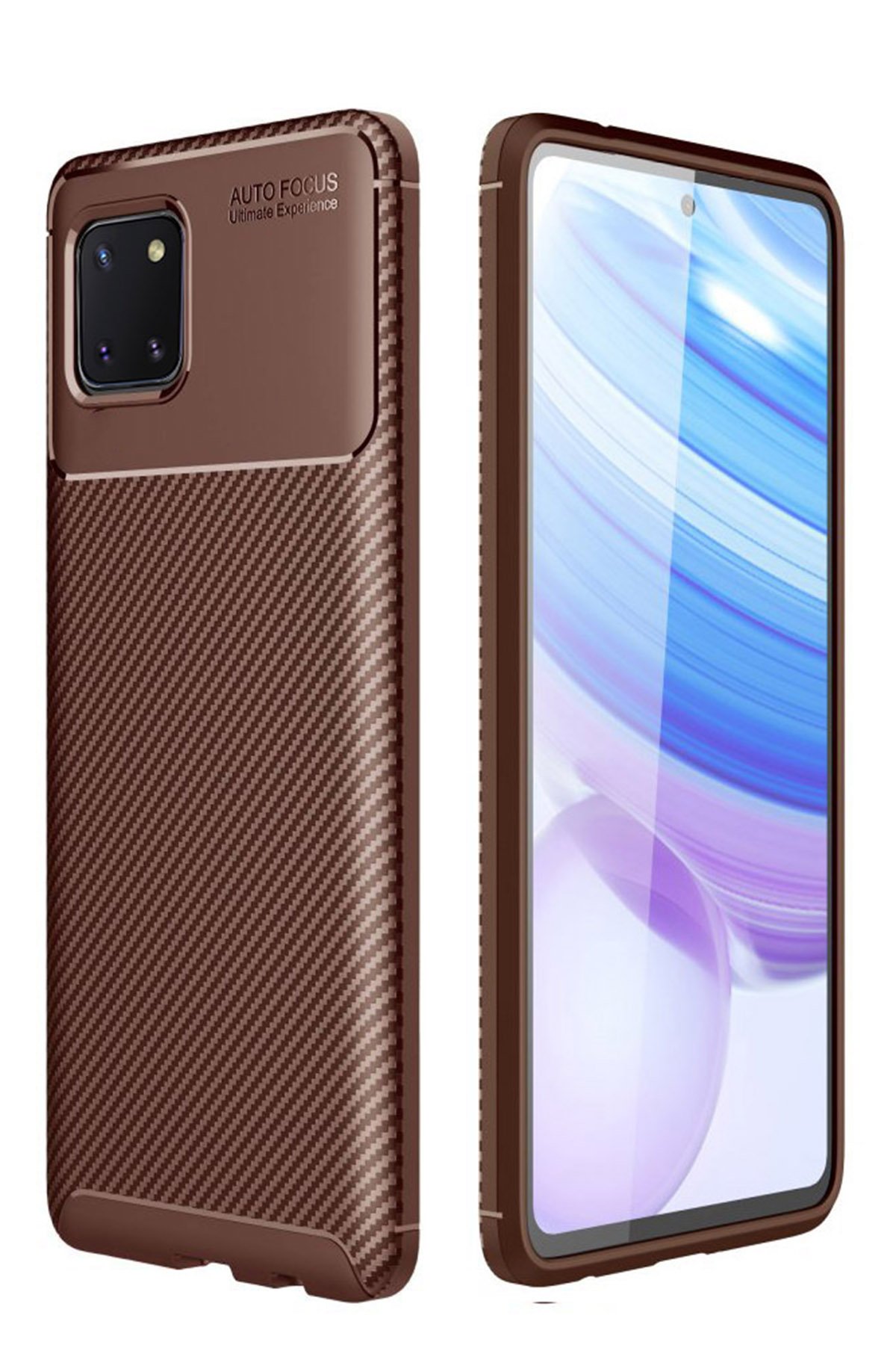 Newface Samsung Galaxy A81 / Note 10 Lite Kılıf Nano içi Kadife Silikon - Sarı