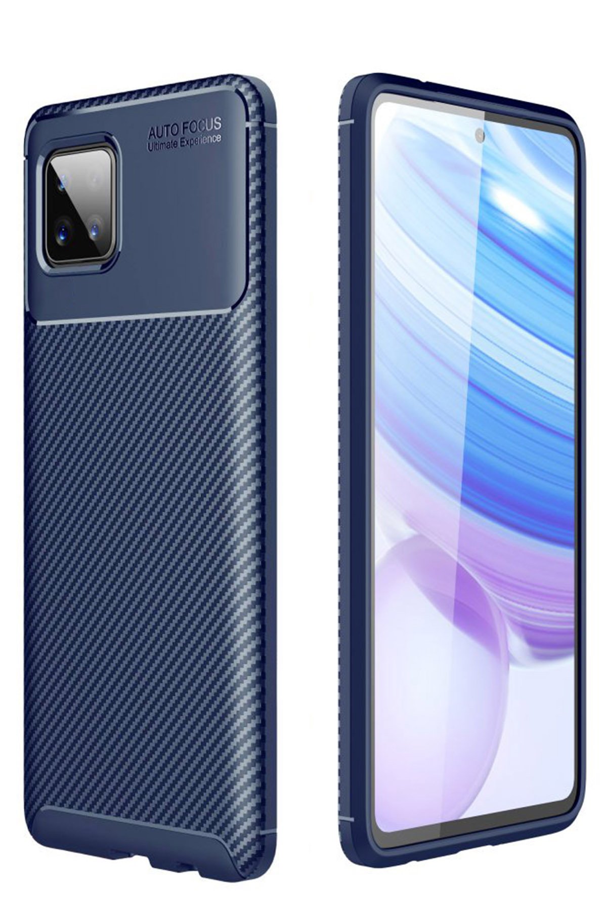 Newface Samsung Galaxy A81 / Note 10 Lite Kılıf Zegna Yüzüklü Silikon Kapak - Kırmızı