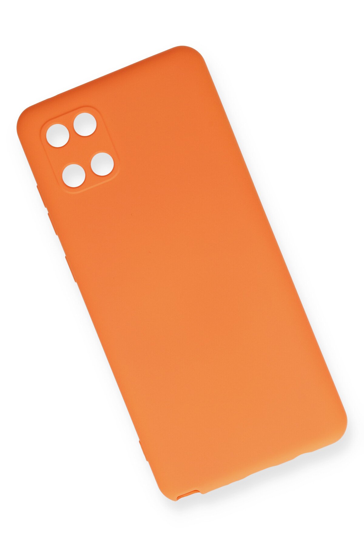 Newface Samsung Galaxy A81 / Note 10 Lite Kılıf Palm Buzlu Kamera Sürgülü Silikon - Kırmızı