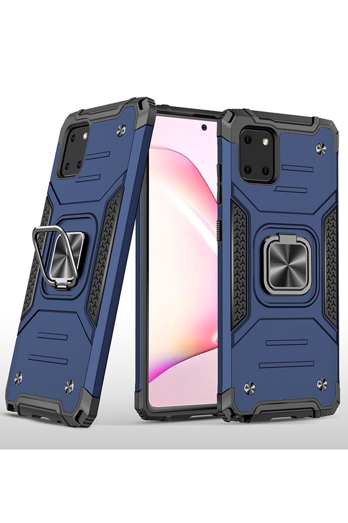 Newface Samsung Galaxy A81 / Note 10 Lite Kılıf Palm Buzlu Kamera Sürgülü Silikon - Lila