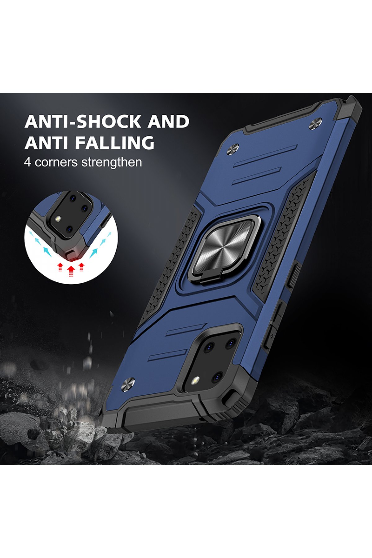 Newface Samsung Galaxy A81 / Note 10 Lite Kılıf Palm Buzlu Kamera Sürgülü Silikon - Lila