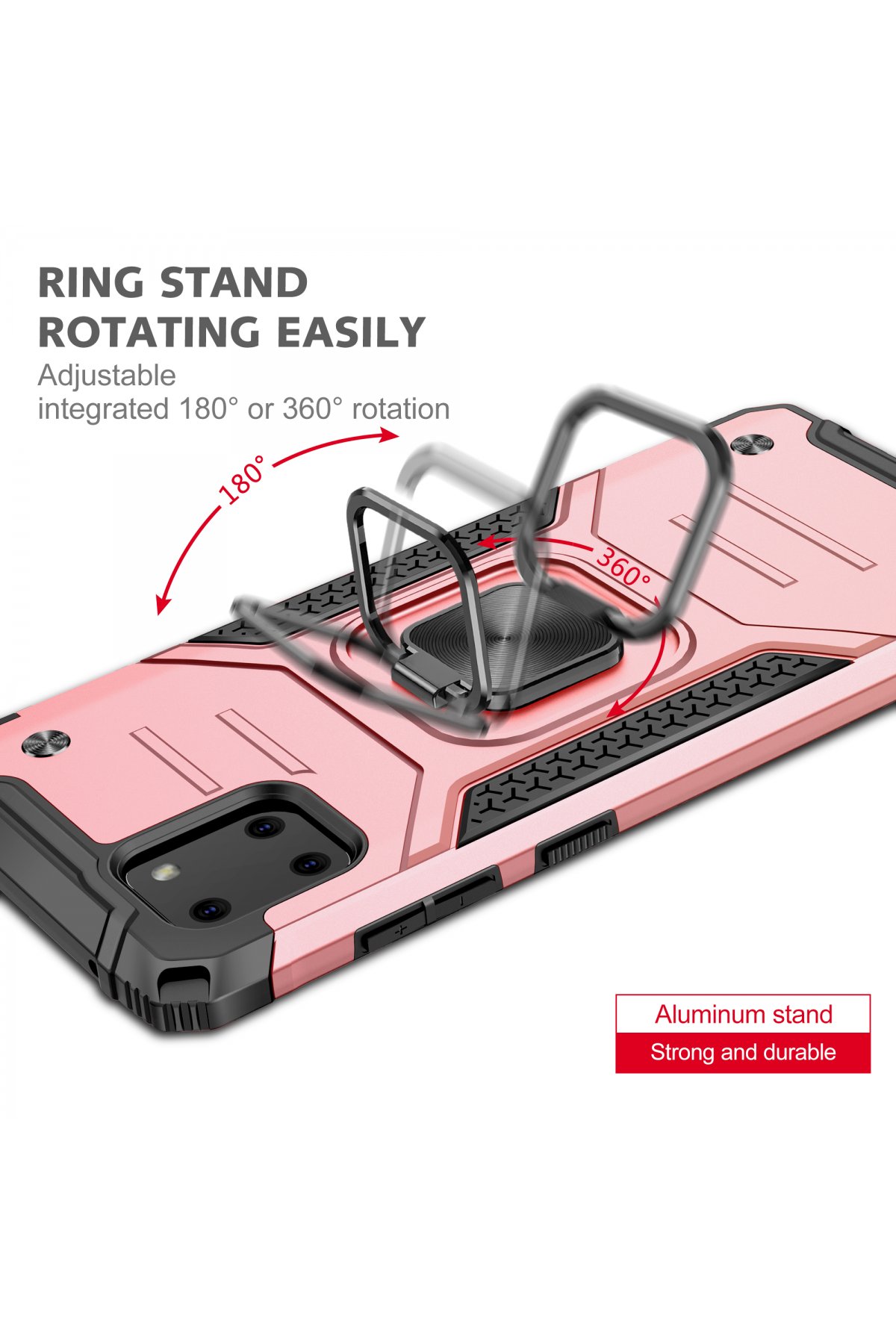 Newface Samsung Galaxy A81 / Note 10 Lite Kılıf Palm Buzlu Kamera Sürgülü Silikon - Lila