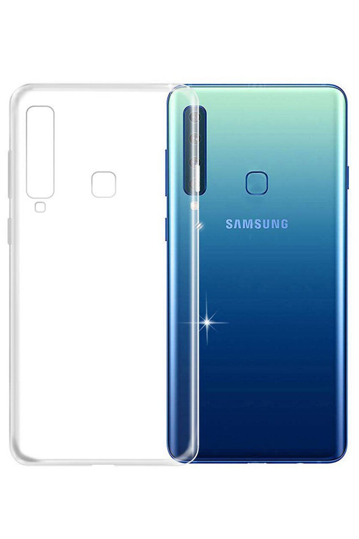 Newface Samsung Galaxy A9 2018 Kılıf First Silikon - Gold