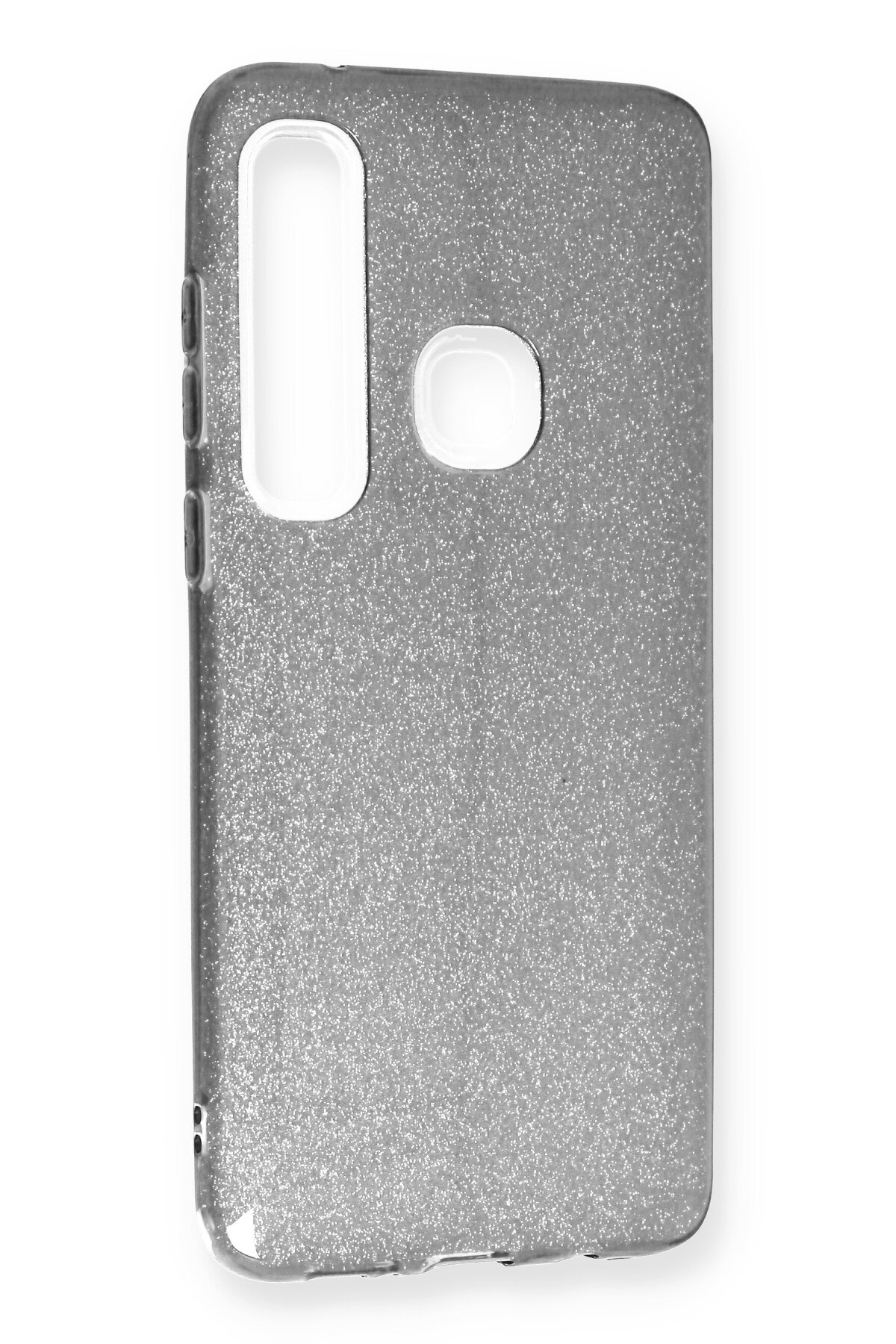 Newface Samsung Galaxy A9 2018 Kılıf Rabbit Simli Silikon - Pembe