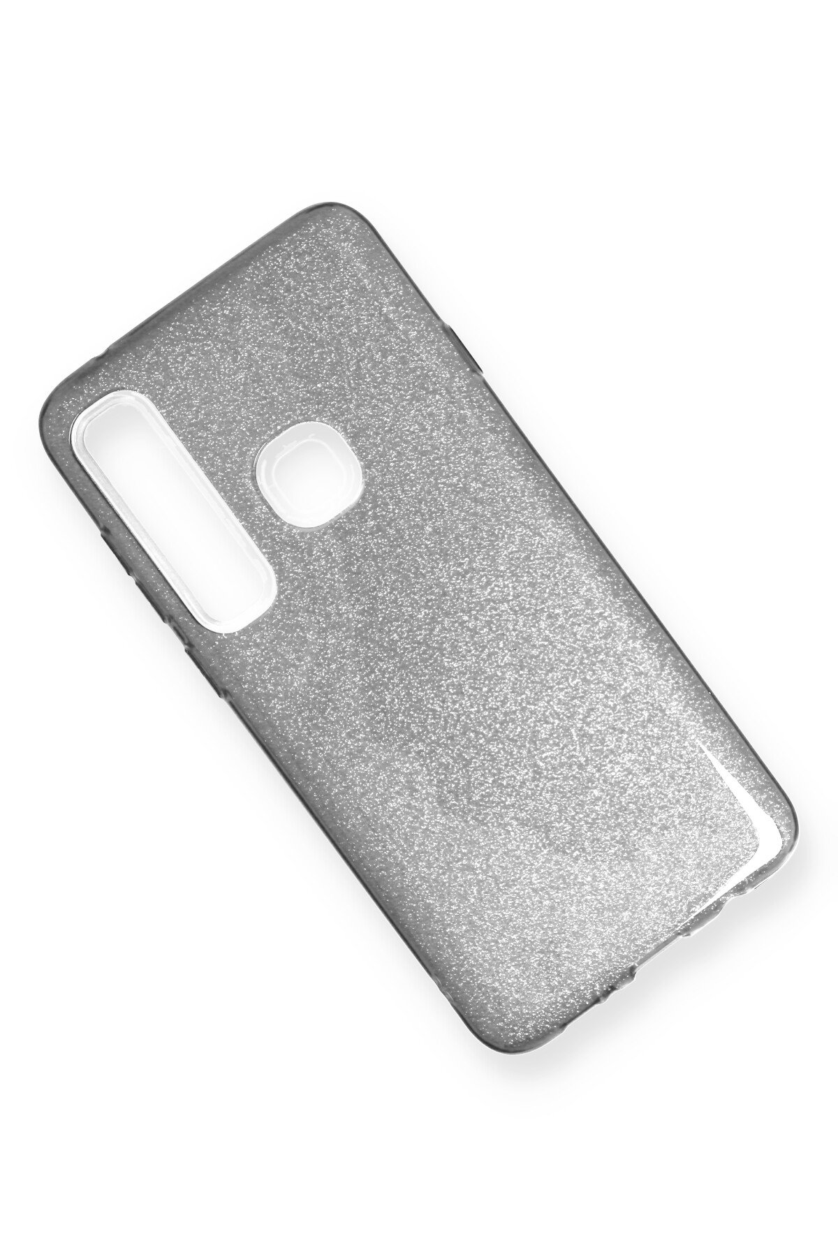 Newface Samsung Galaxy A9 2018 Kılıf Rabbit Simli Silikon - Pembe