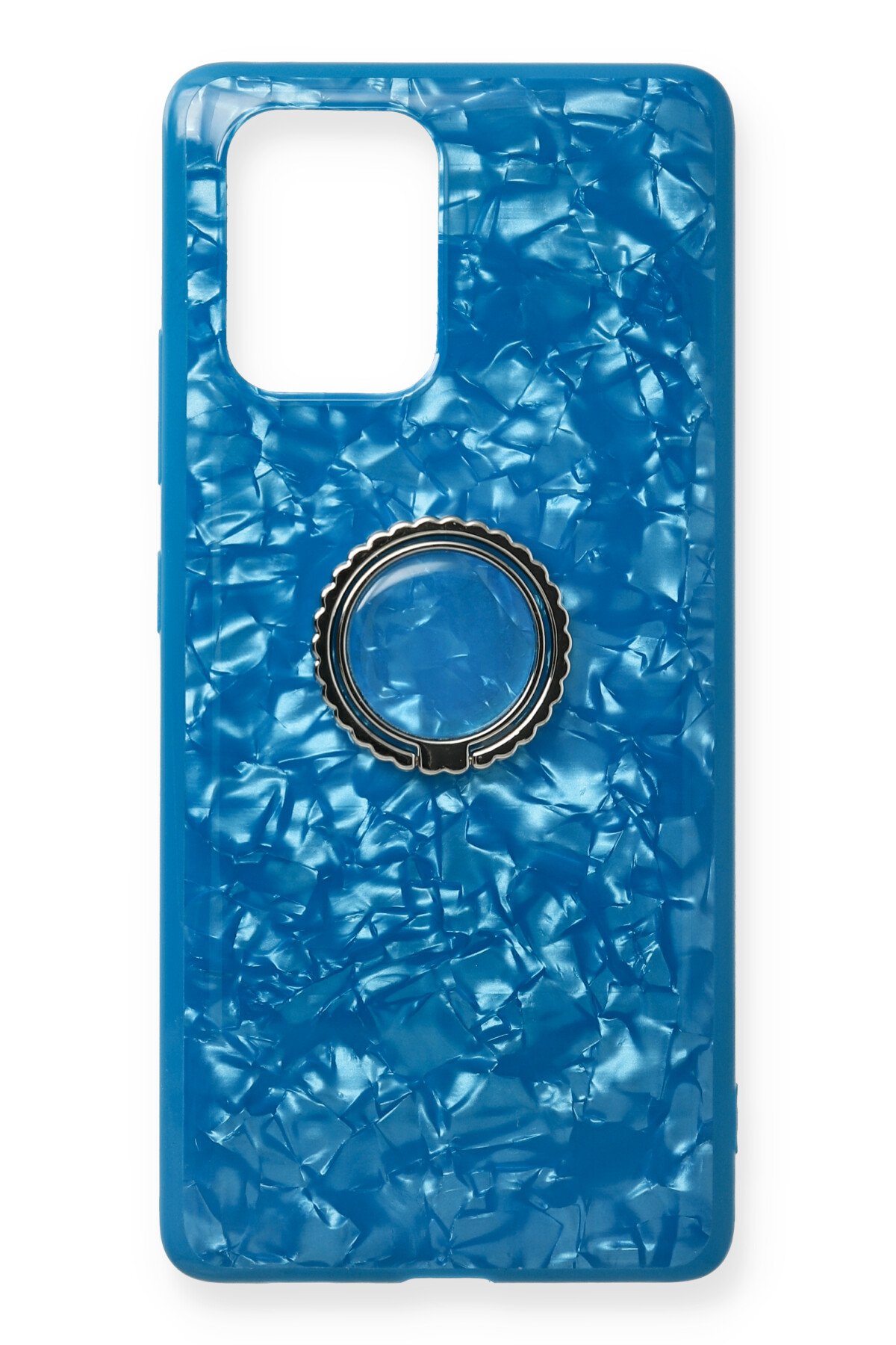 Newface Samsung Galaxy A91 / S10 Lite Kılıf Nano içi Kadife Silikon - Kiremit