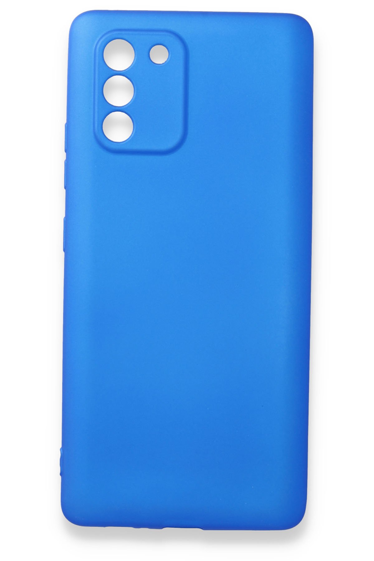 Newface Samsung Galaxy A91 / S10 Lite Kılıf Range Yüzüklü Silikon - Siyah-Gold