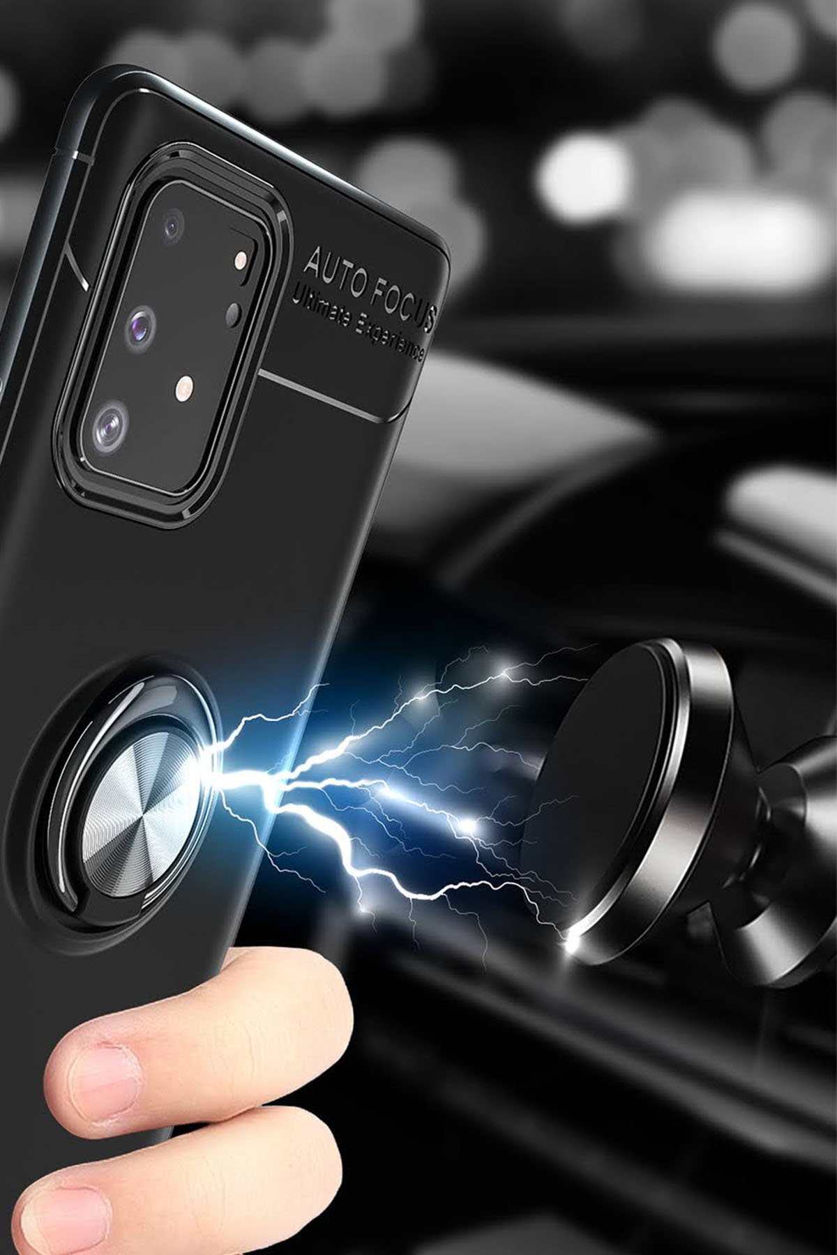 Newface Samsung Galaxy A91 / S10 Lite Kılıf Tank Silikon Kapak - Lacivert