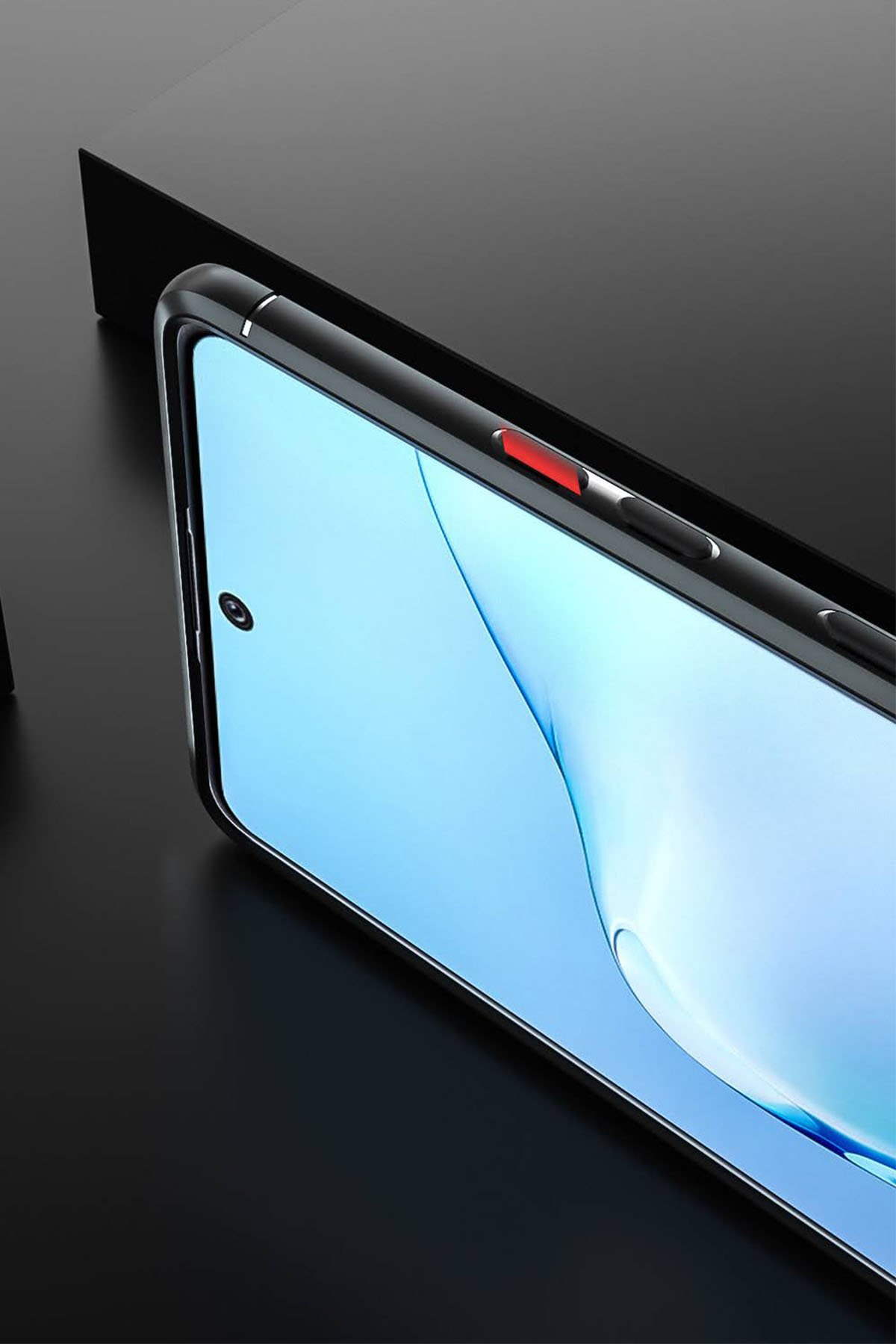 Newface Samsung Galaxy A91 / S10 Lite Kılıf Lüx Şeffaf Silikon