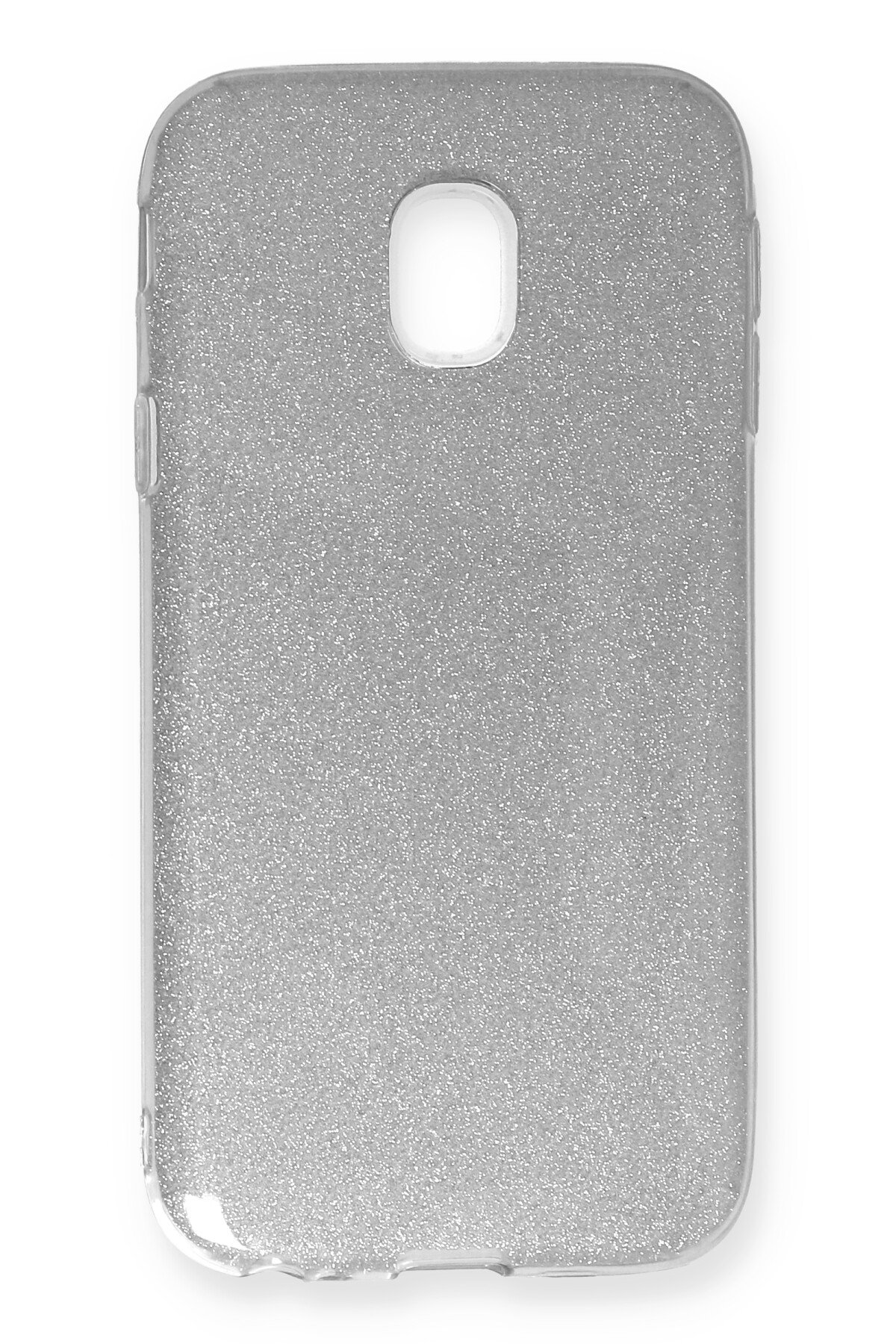 Newface Samsung Galaxy J3 Pro / J330 Kılıf Simli Katmanlı Silikon - Gold