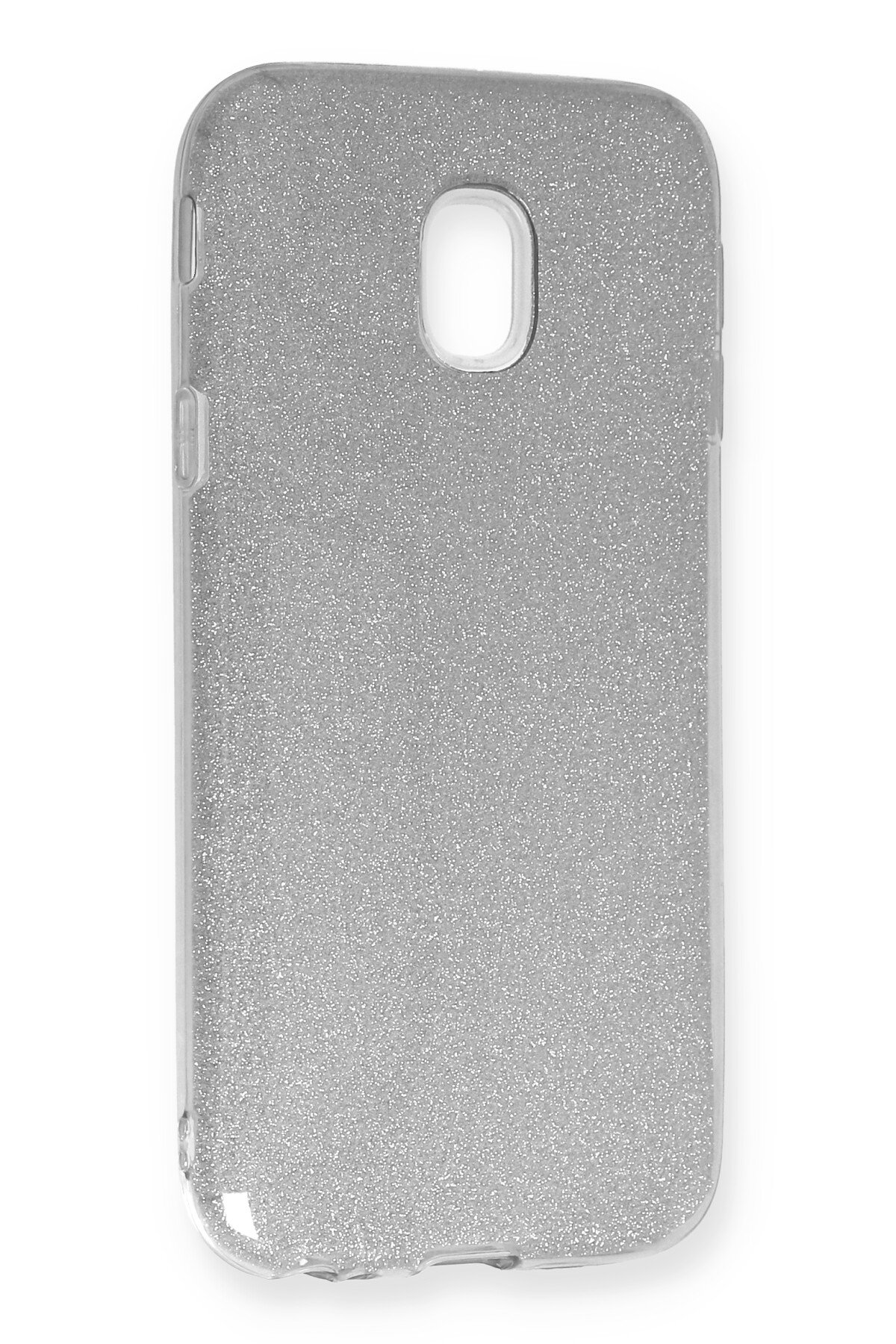 Newface Samsung Galaxy J3 Pro / J330 Kılıf Simli Katmanlı Silikon - Gold