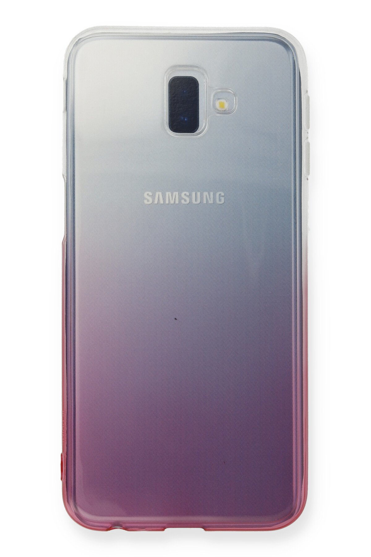 Newface Samsung Galaxy J6 Plus Kılıf First Silikon - Gold