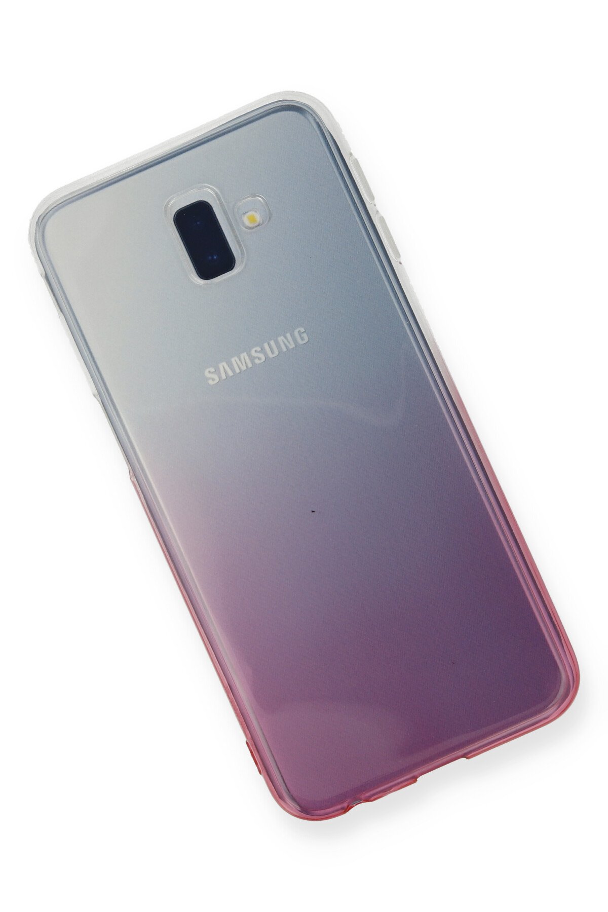 Newface Samsung Galaxy J6 Plus Kılıf First Silikon - Gold