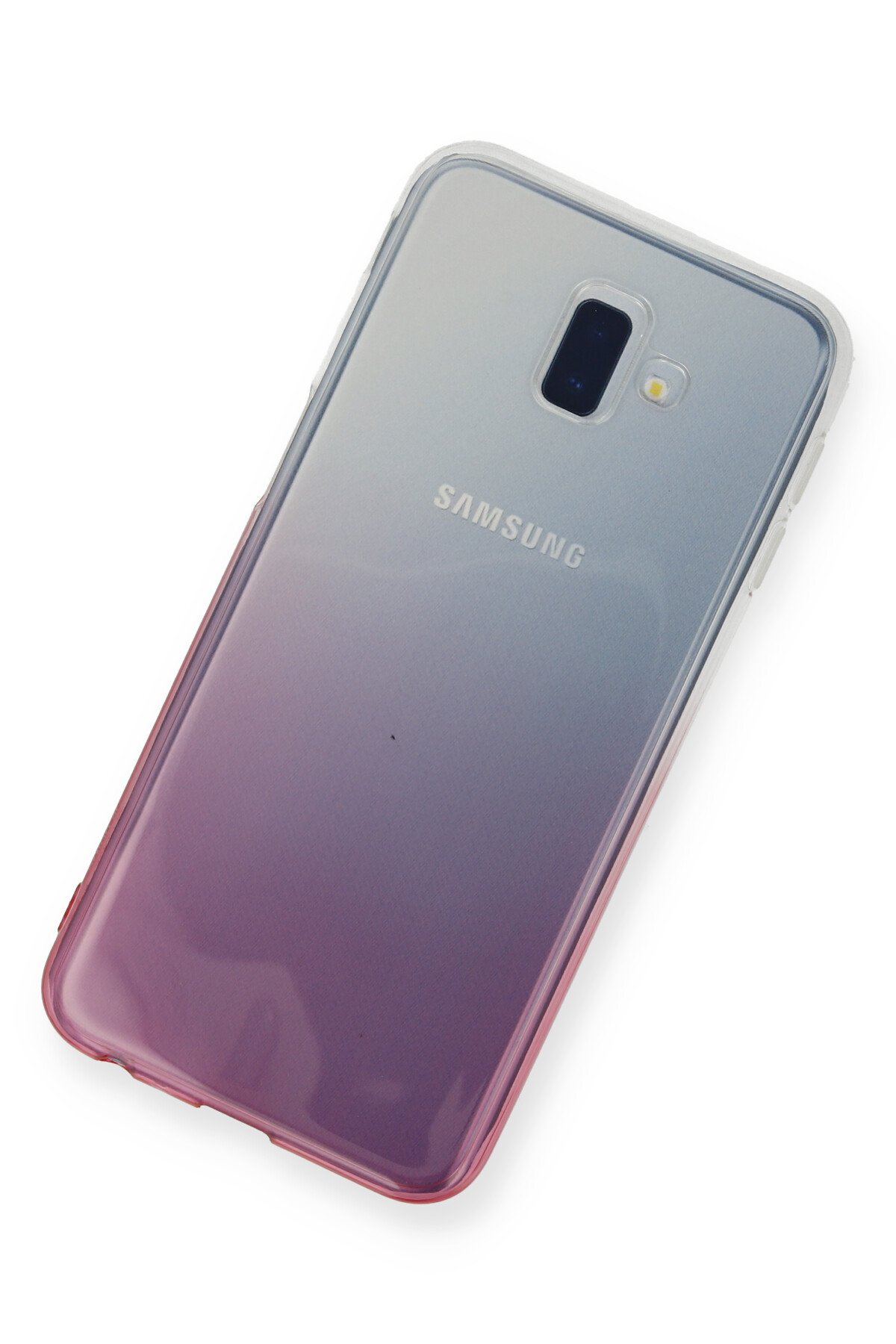 Newface Samsung Galaxy J6 Plus Kılıf First Silikon - Gold