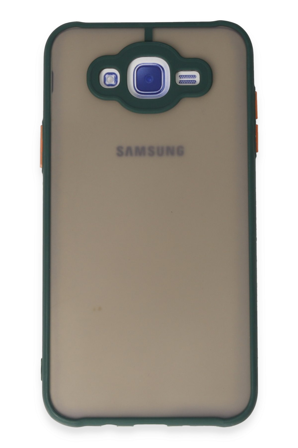 Newface Samsung Galaxy J7 Kılıf Palm Buzlu Kamera Sürgülü Silikon - Pembe