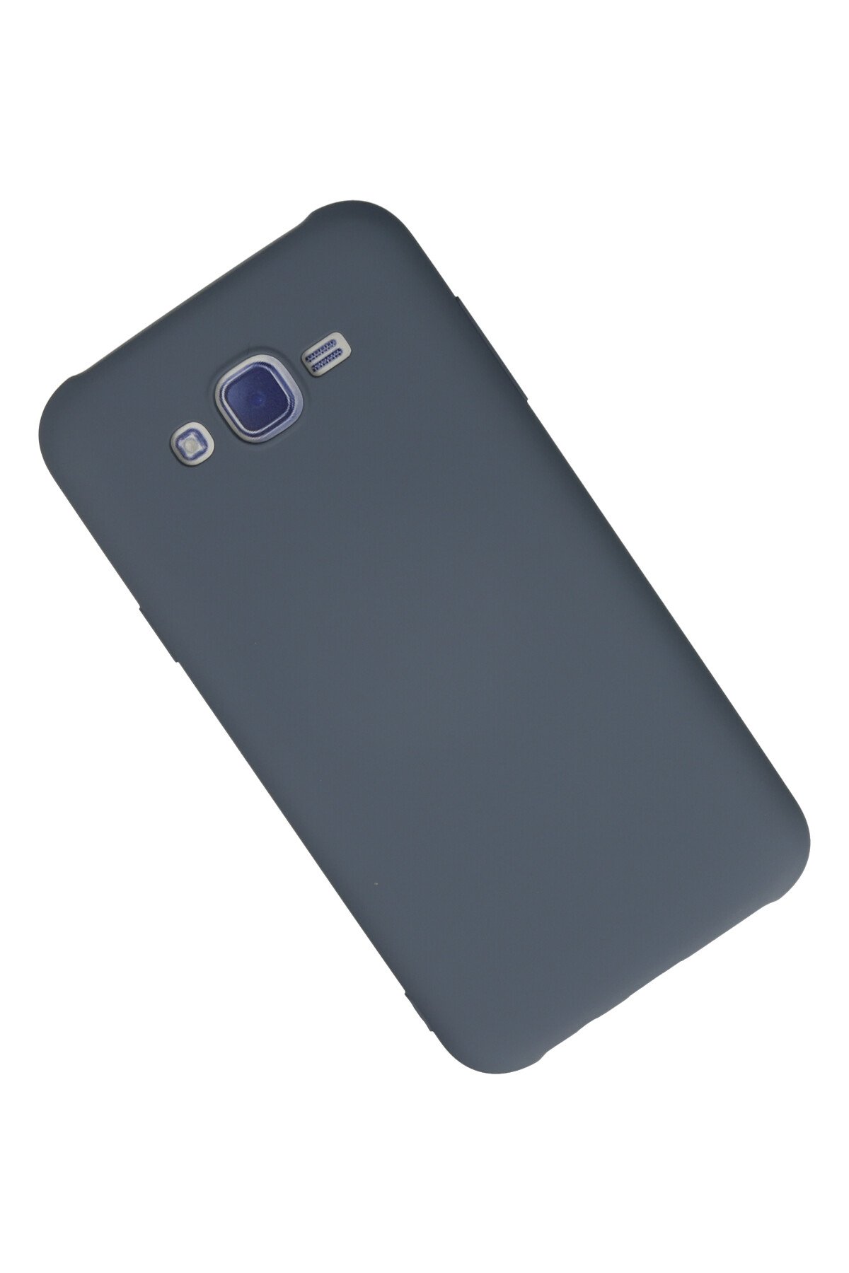 Newface Samsung Galaxy J7 Kılıf Sofya Yüzüklü Silikon Kapak - Siyah