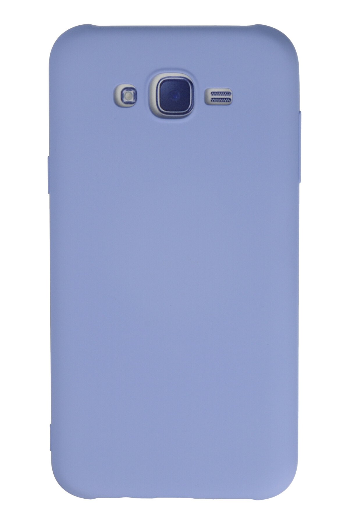 Newface Samsung Galaxy J7 Kılıf Palm Buzlu Kamera Sürgülü Silikon - Kırmızı