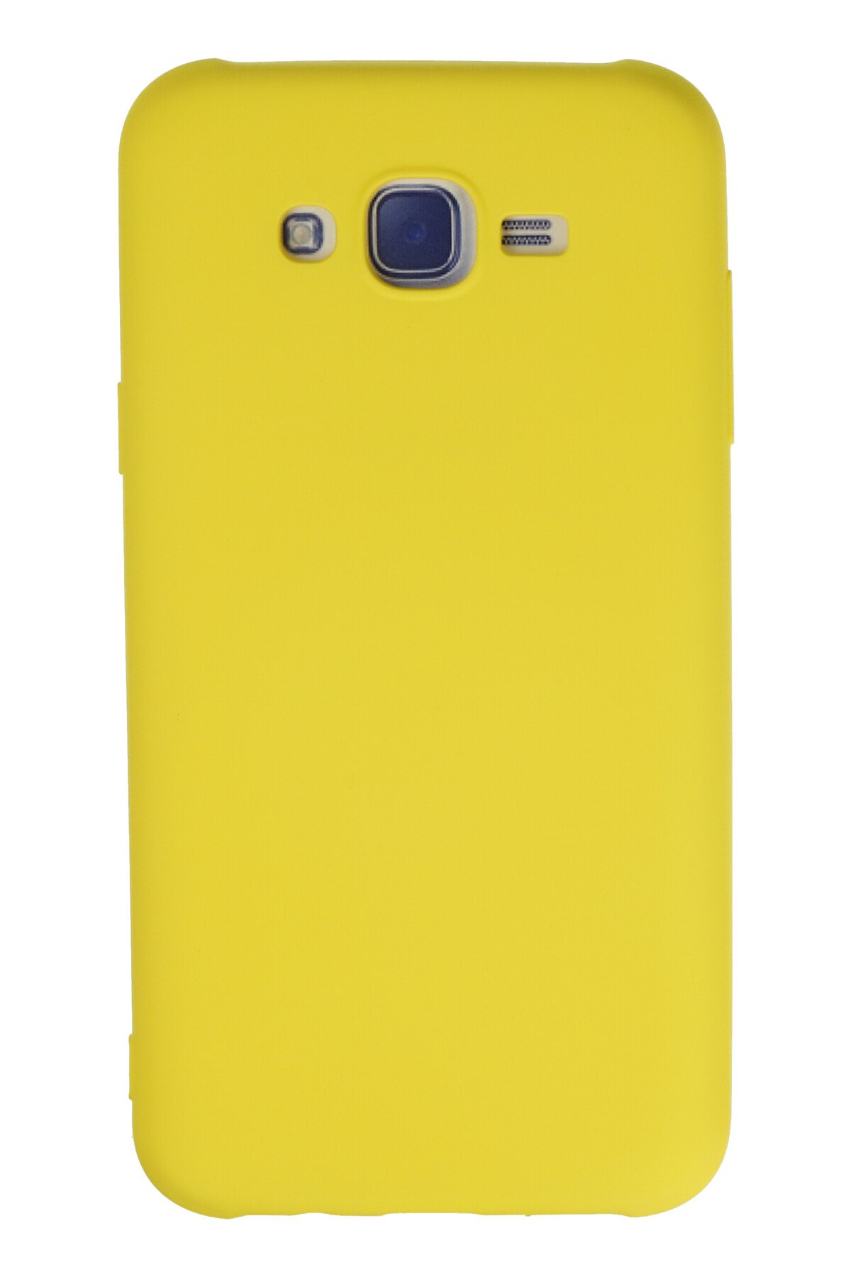 Newface Samsung Galaxy J7 Kılıf Palm Buzlu Kamera Sürgülü Silikon - Lacivert