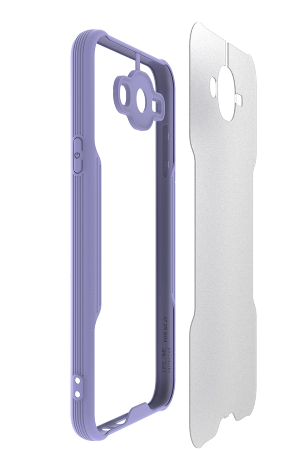 Newface Samsung Galaxy J7 Kılıf Mirror Desenli Kapak - Mirror - 11