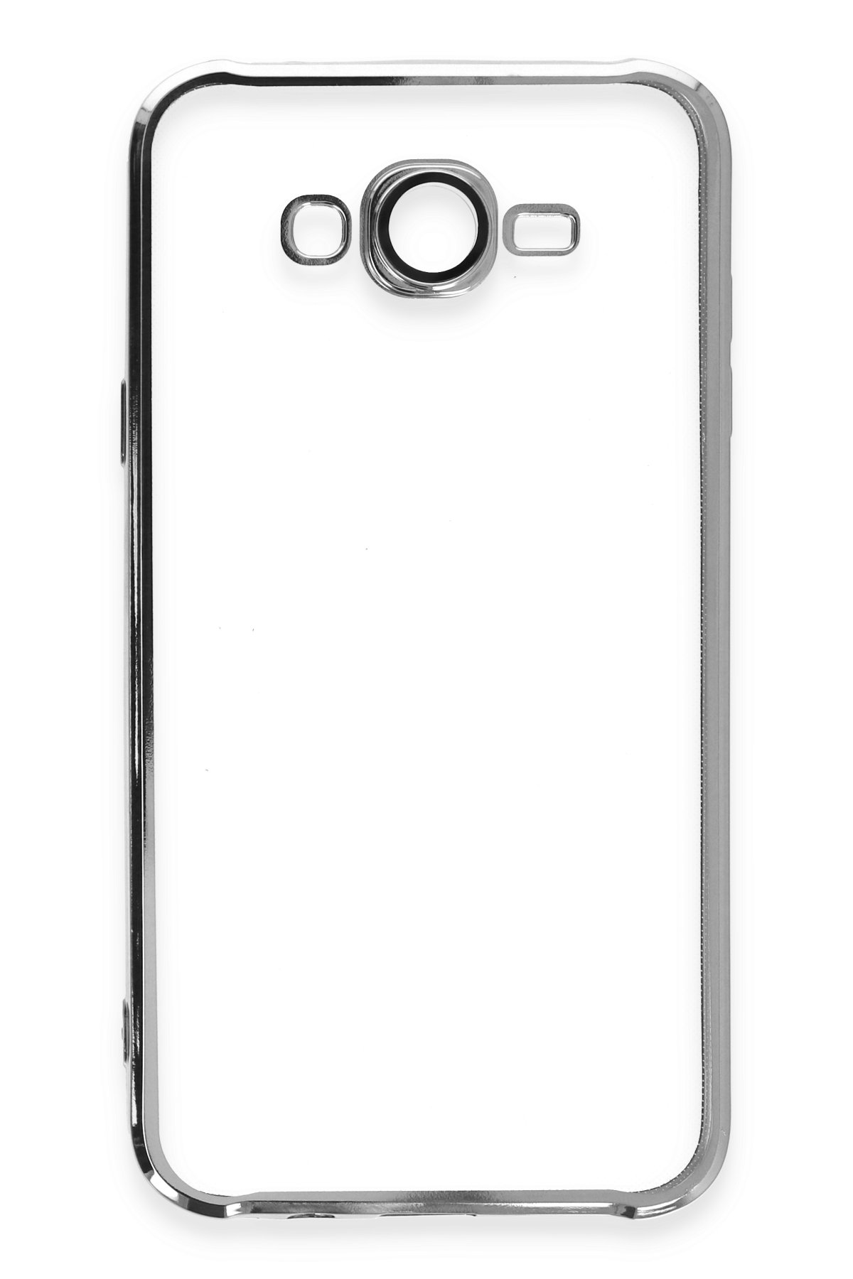 Newface Samsung Galaxy J7 Kılıf Platin Silikon - Mavi