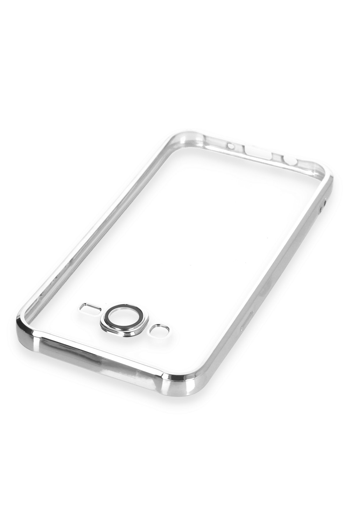 Newface Samsung Galaxy J7 Kılıf Platin Silikon - Mavi