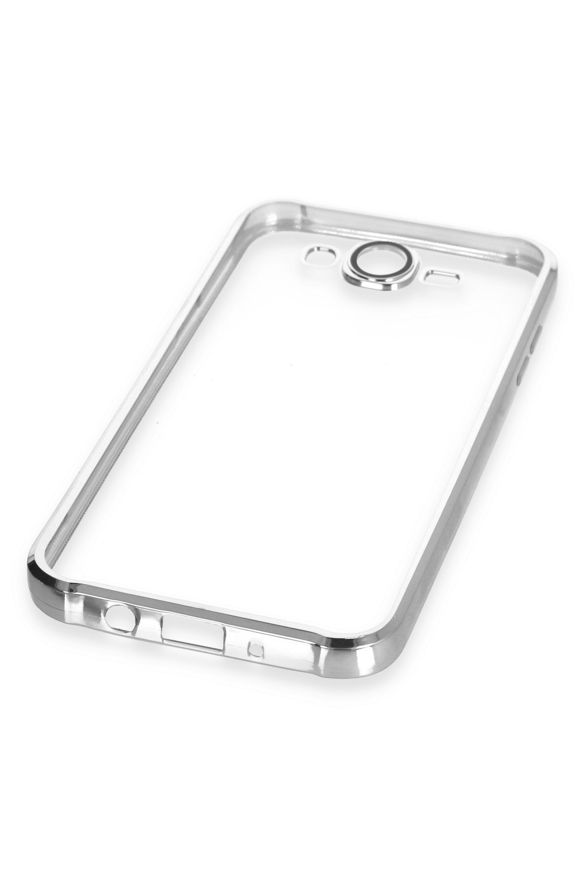 Newface Samsung Galaxy J7 Kılıf Platin Silikon - Mavi