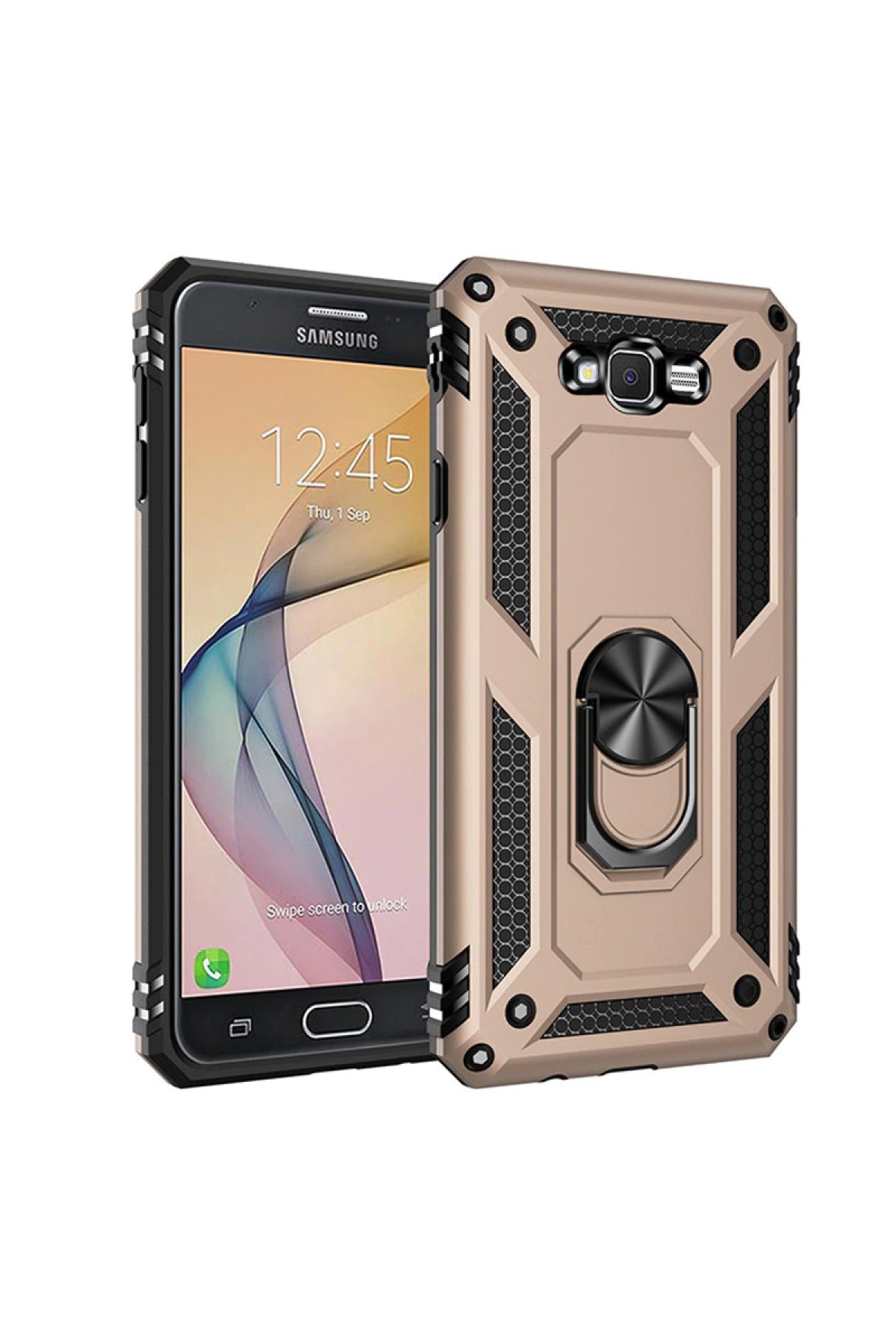 Newface Samsung Galaxy J7 Kılıf Platin Silikon - Pembe