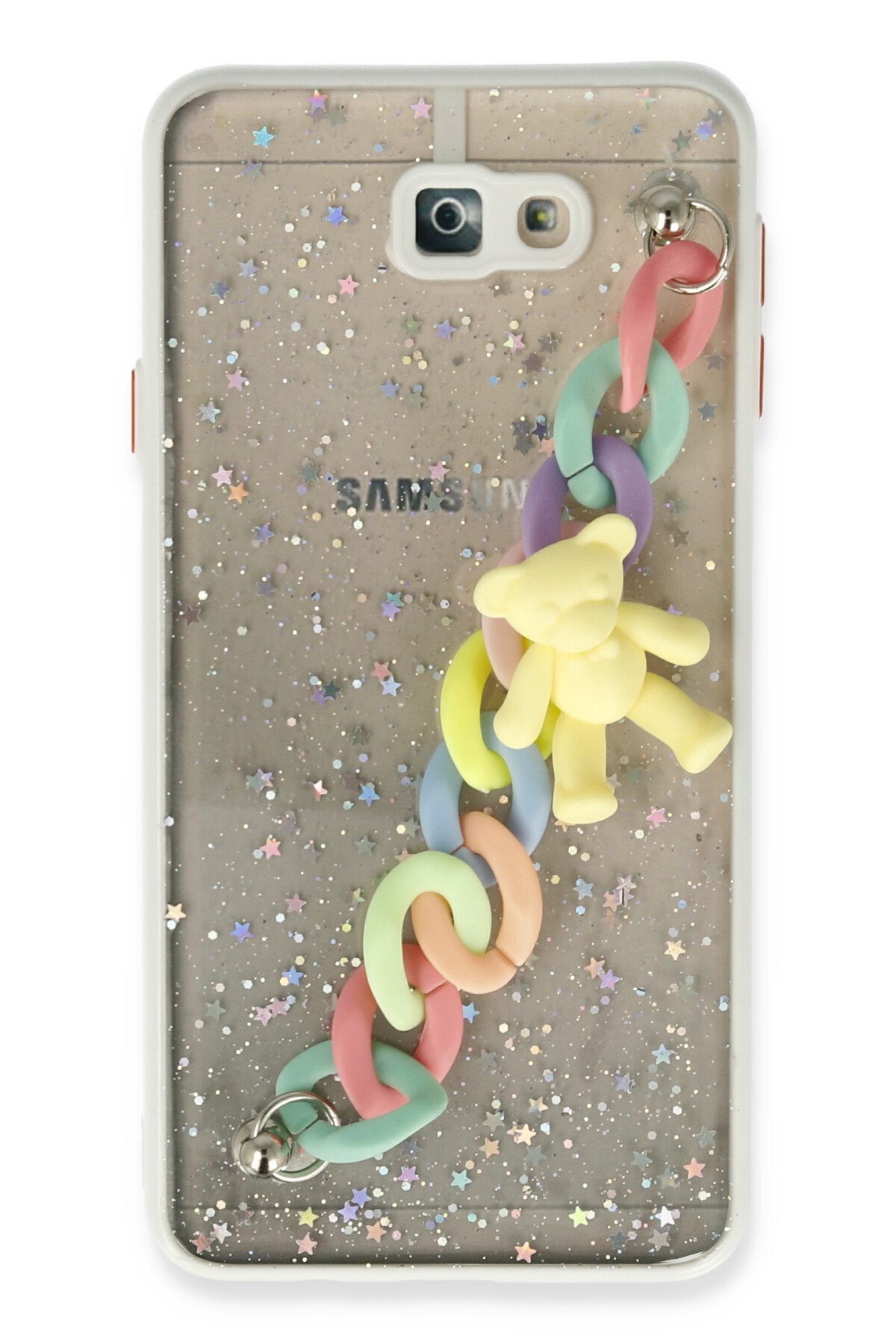 Newface Samsung Galaxy J7 Prime Kılıf Volet Silikon - Mavi