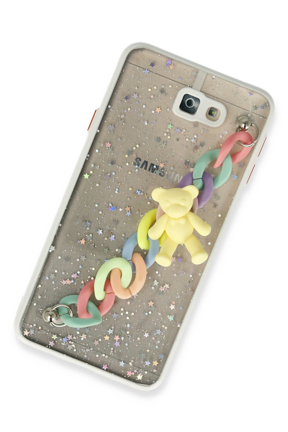 Newface Samsung Galaxy J7 Prime Kılıf Volet Silikon - Mavi