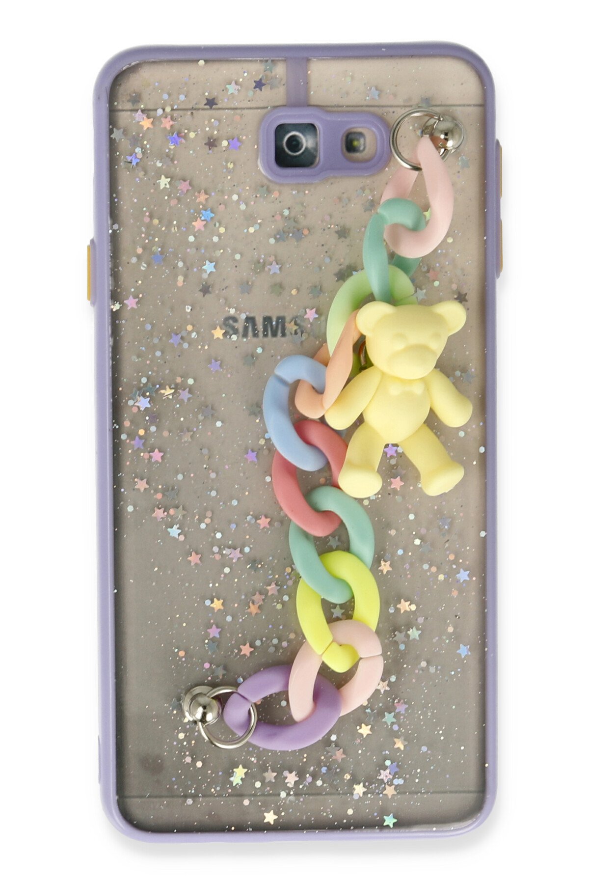 Newface Samsung Galaxy J7 Prime Kılıf Volet Silikon - Mavi