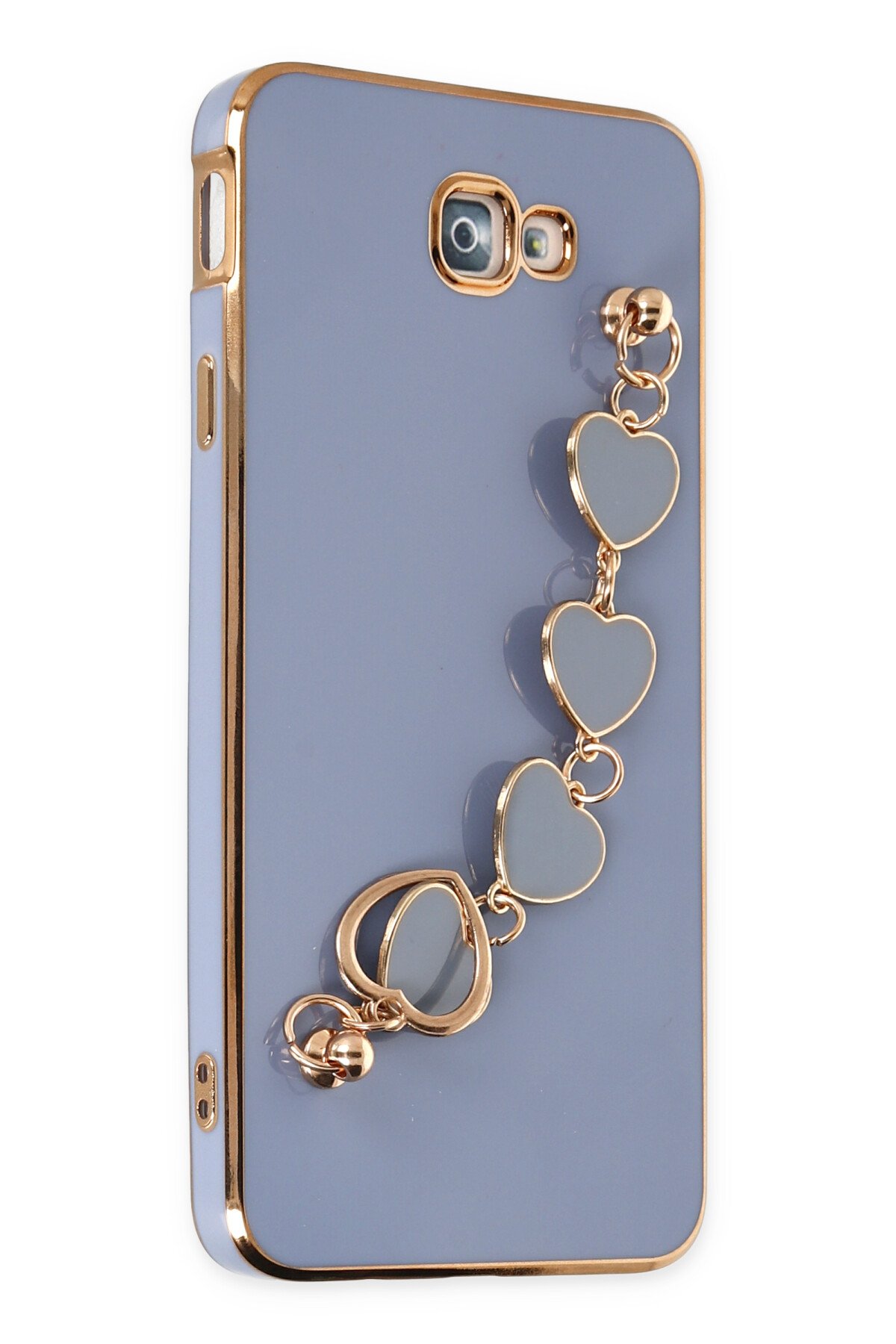 Newface Samsung Galaxy J7 Prime Kılıf Platin Silikon - Kırmızı