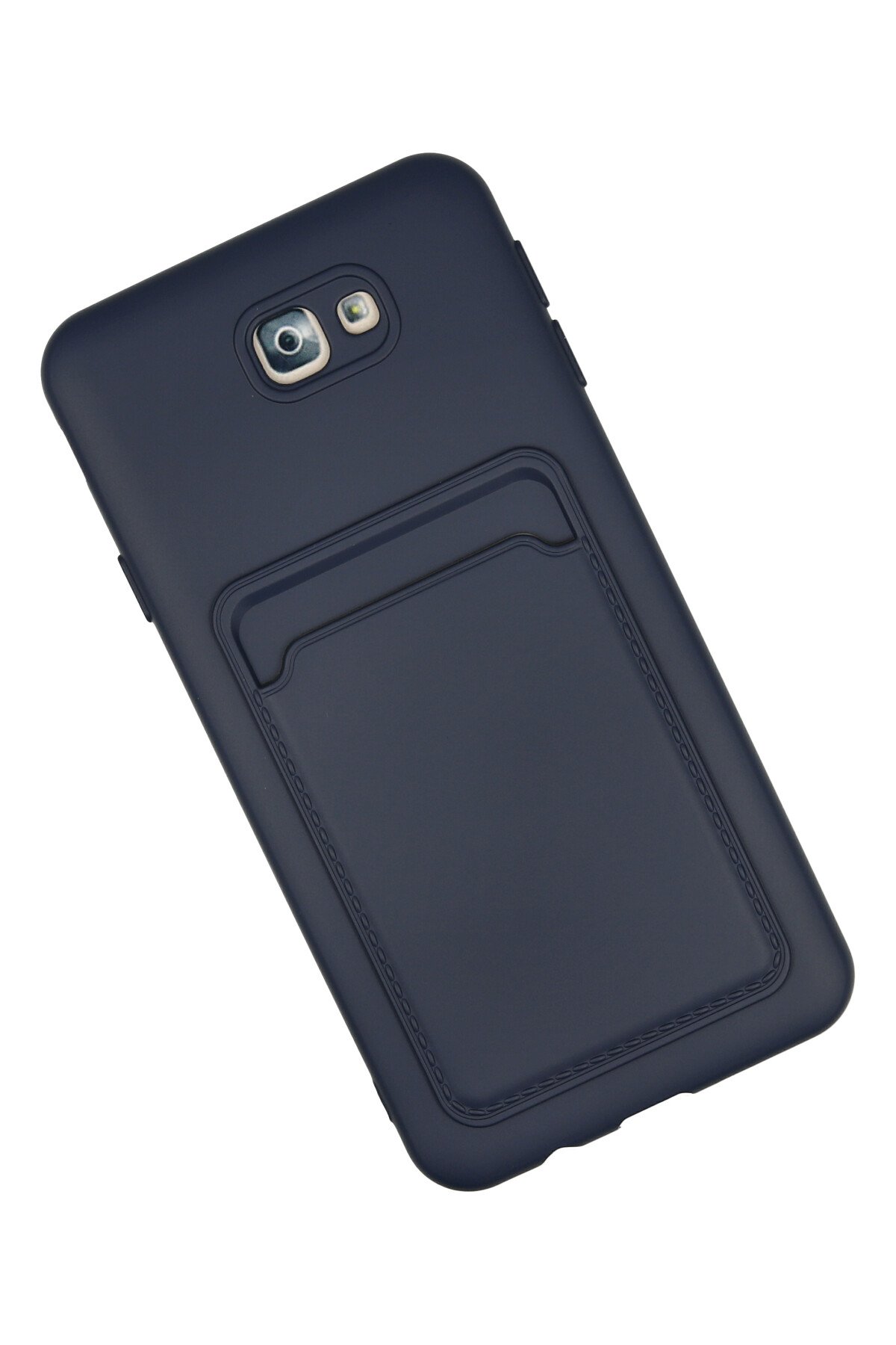 Newface Samsung Galaxy J7 Prime Kılıf Montreal Yüzüklü Silikon Kapak - Sarı