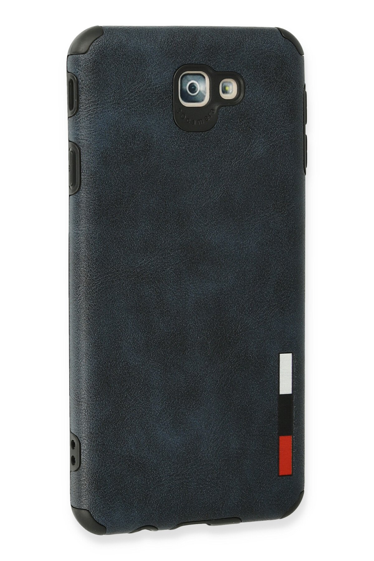 Newface Samsung Galaxy J7 Prime Kılıf Volet Silikon - Mavi