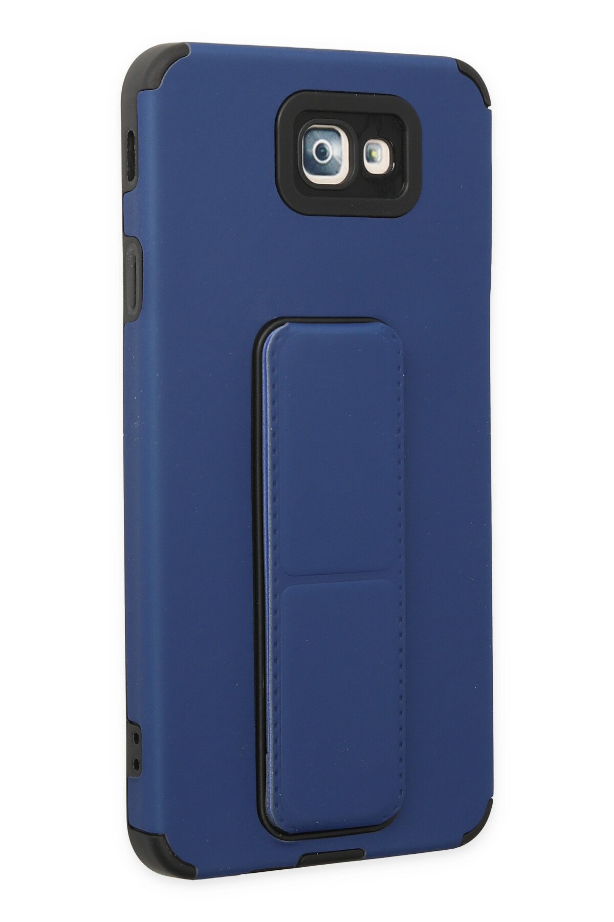 Newface Samsung Galaxy J7 Prime Kılıf Loop Deri Silikon - Siyah