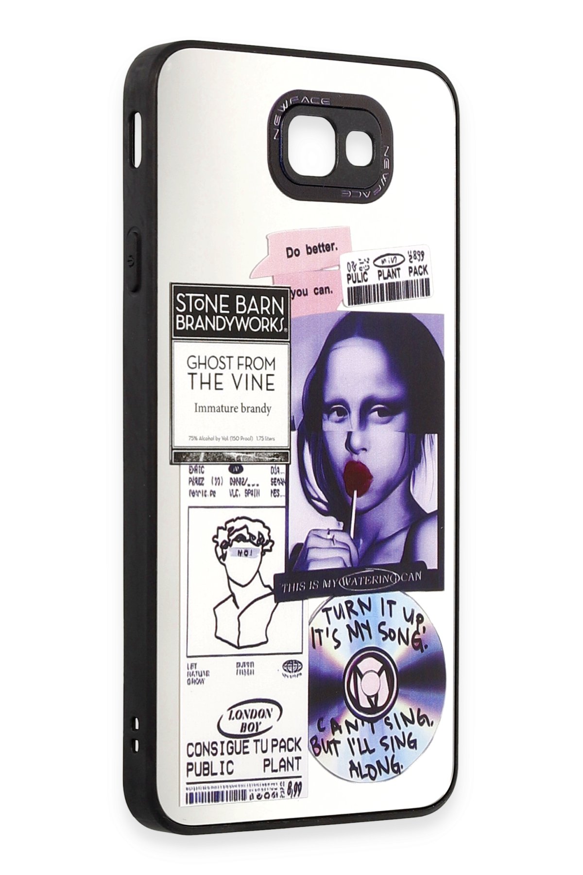 Newface Samsung Galaxy J7 Prime Kılıf Mirror Desenli Kapak - Mirror - 16