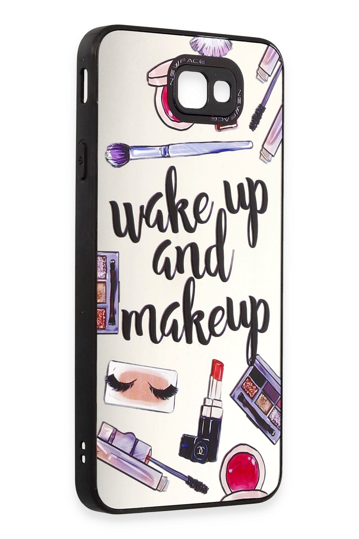Newface Samsung Galaxy J7 Prime Kılıf Liva Lens Silikon - Beyaz