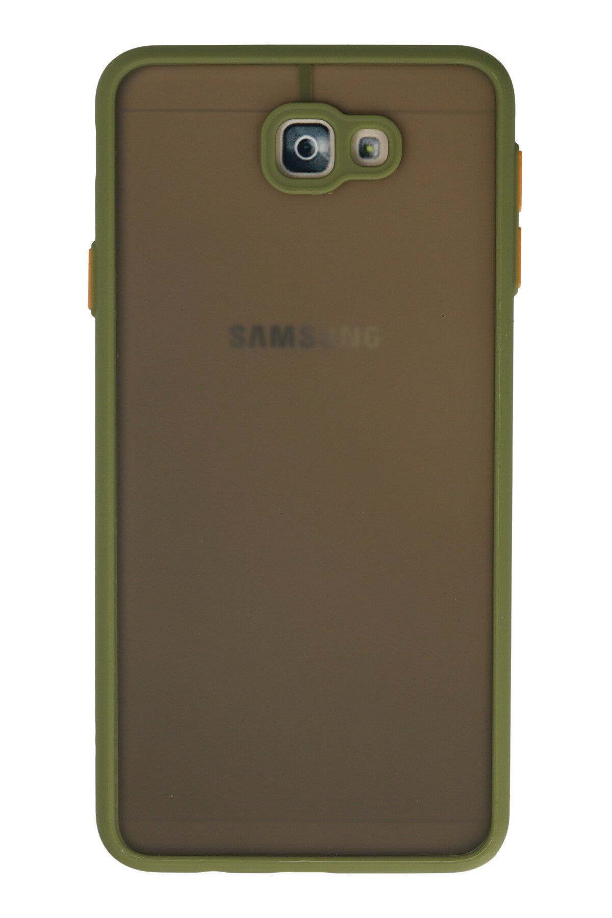 Newface Samsung Galaxy J7 Prime Kılıf Palm Buzlu Kamera Sürgülü Silikon - Kırmızı