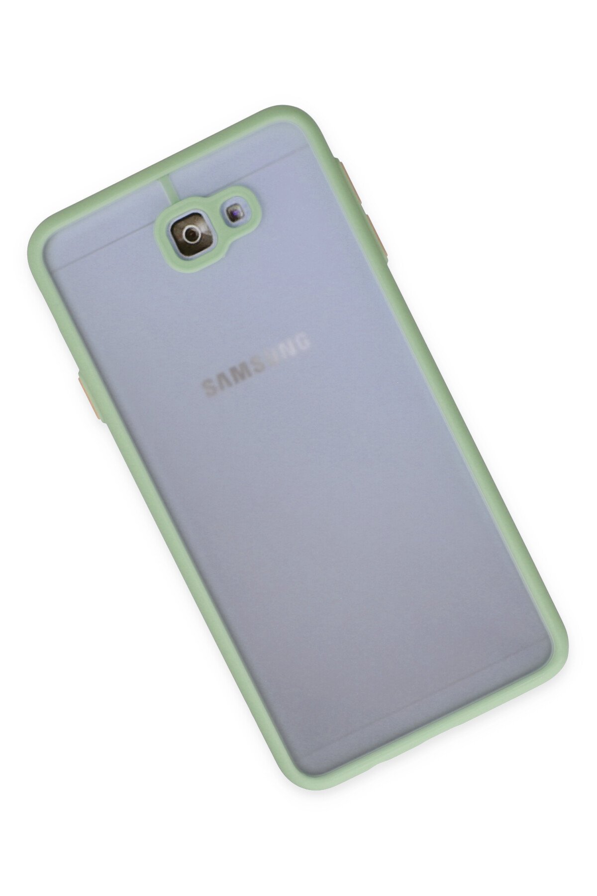 Newface Samsung Galaxy J7 Prime Kılıf Loop Deri Silikon - Kırmızı