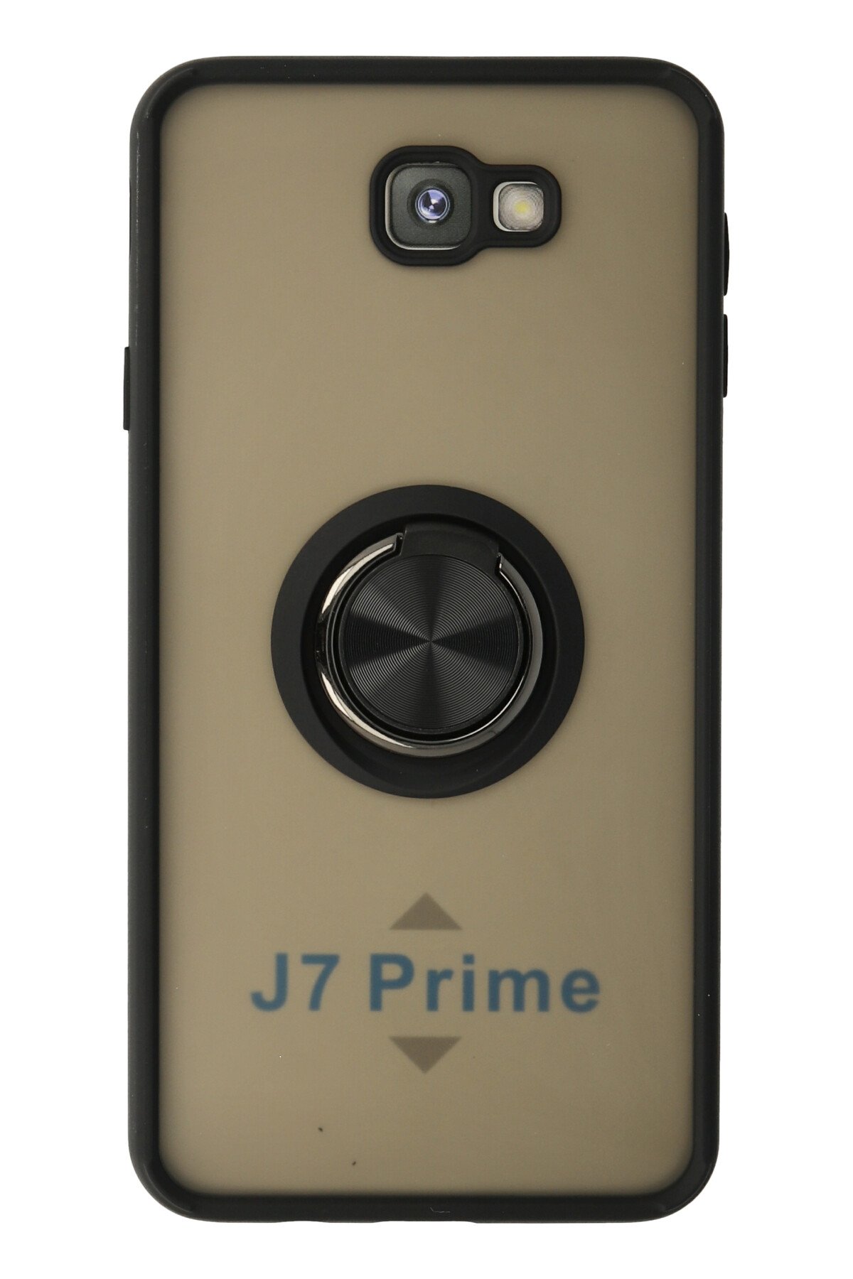 Newface Samsung Galaxy J7 Prime Kılıf Glass Kapak - Siyah